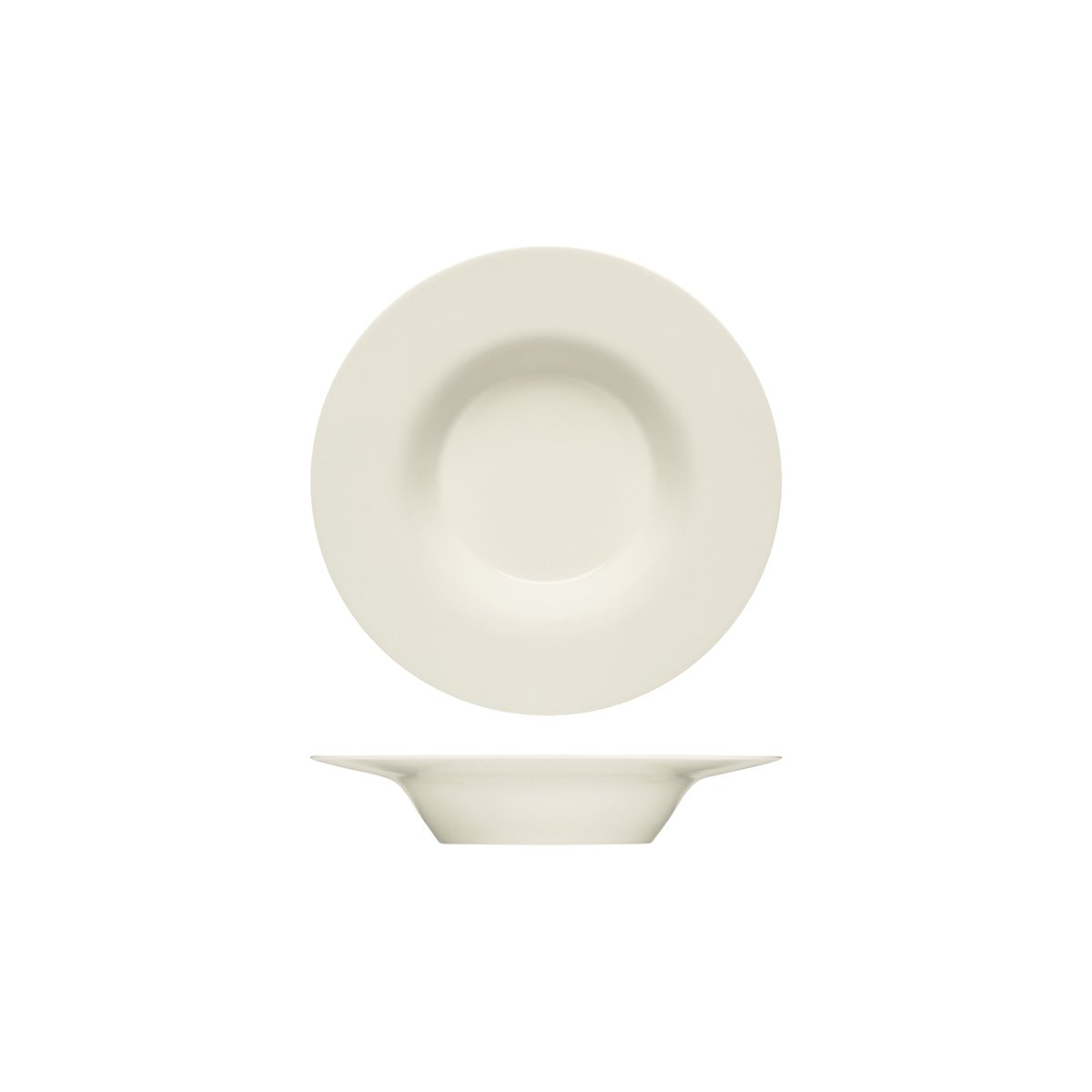 Bauscher Purity Deep Plate with Rim 240mm