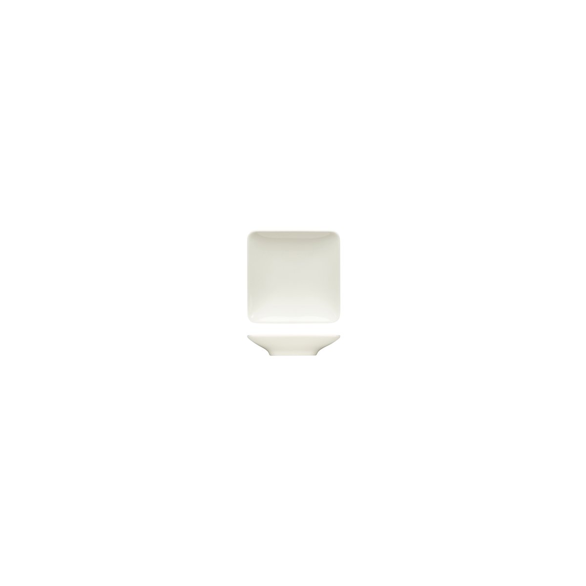 Bauscher Purity Square Coupe Plate 90x90mm
