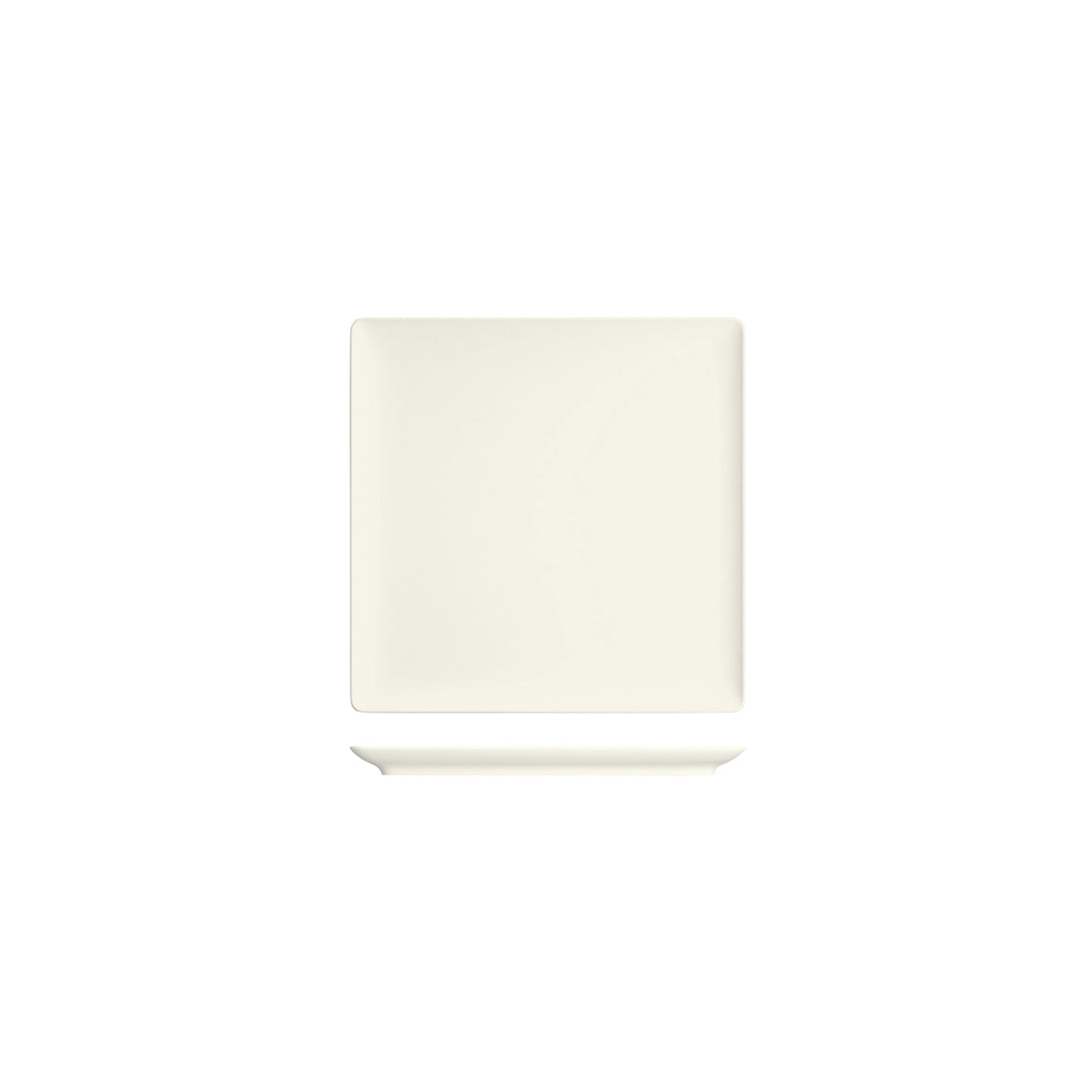Bauscher Purity Square Coupe Plate 200x200mm
