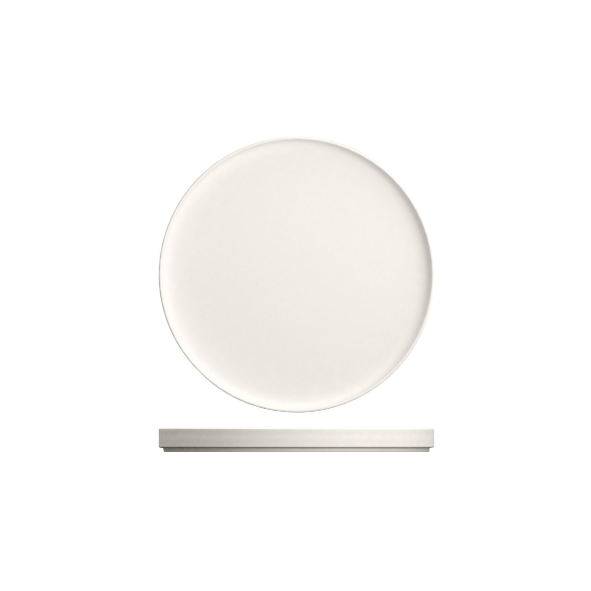 Bauscher Purity Stackable Round Flat 250mm