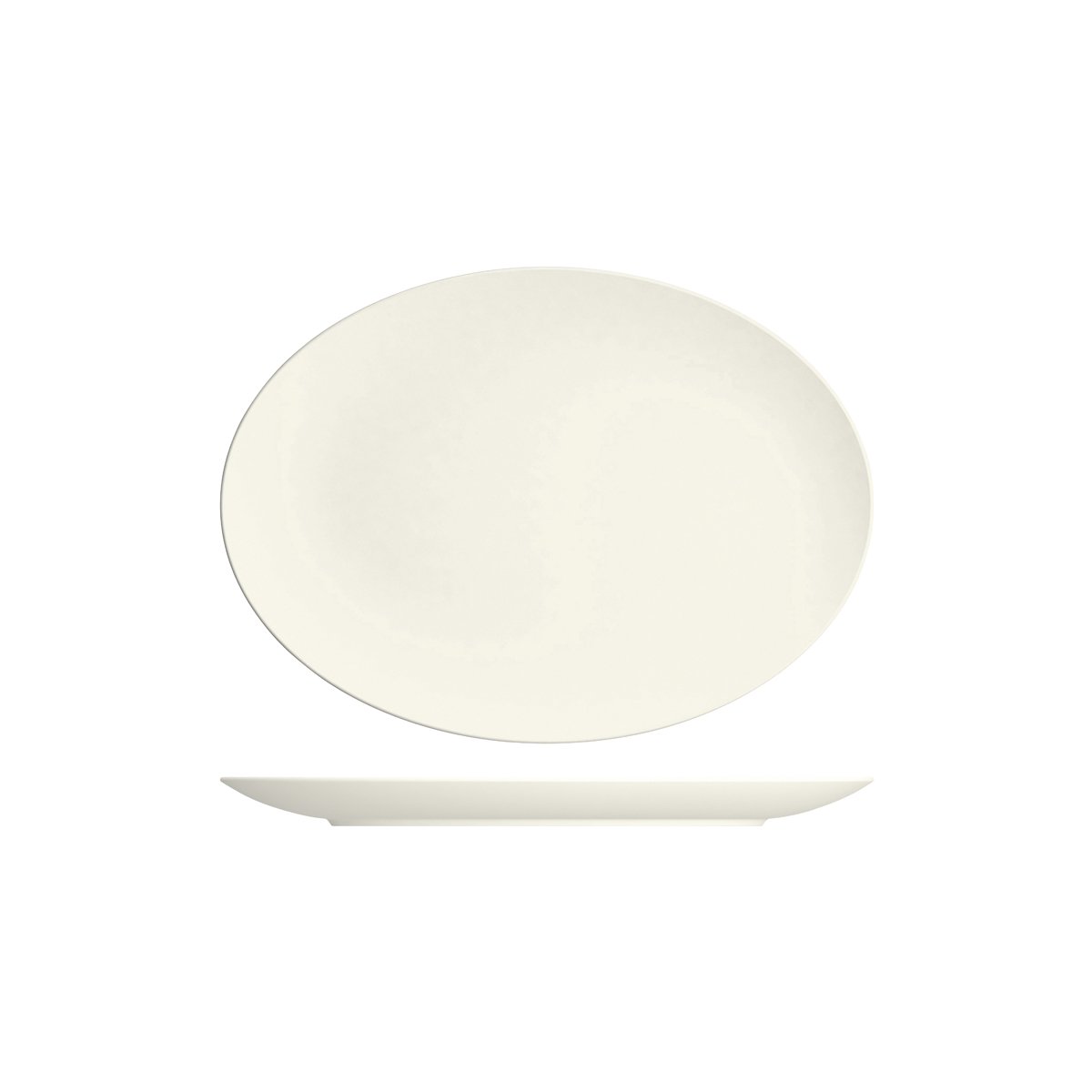 Bauscher Purity Oval Coupe Platter 330x240mm