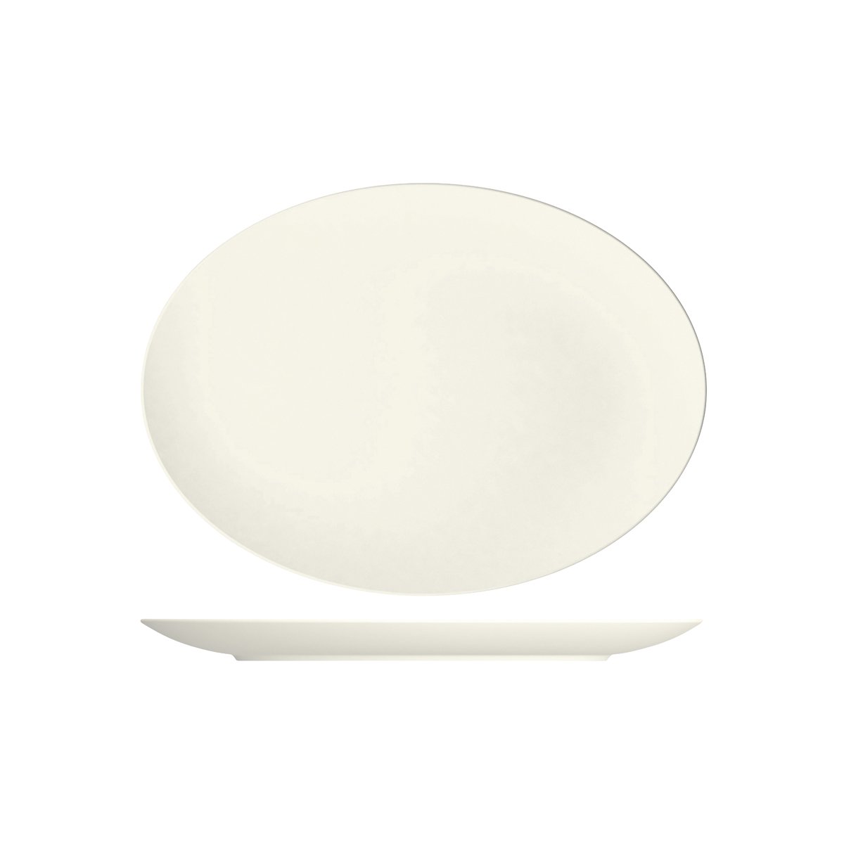 Bauscher Purity Oval Coupe Platter 370x272mm