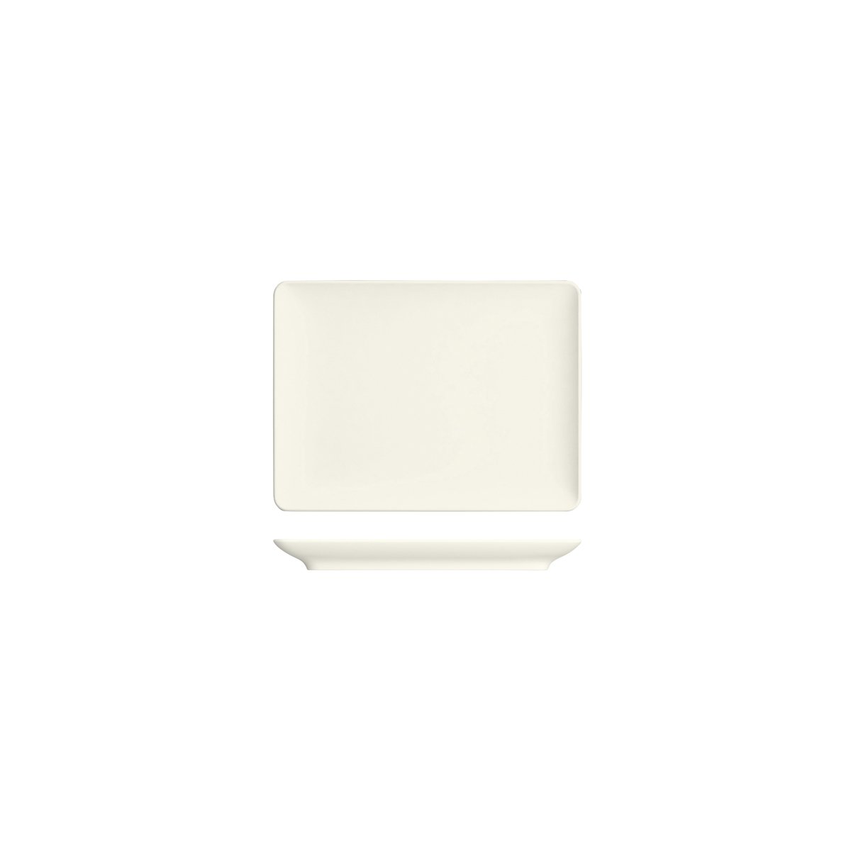 Bauscher Purity Rectangular Coupe Platter 200x150mm