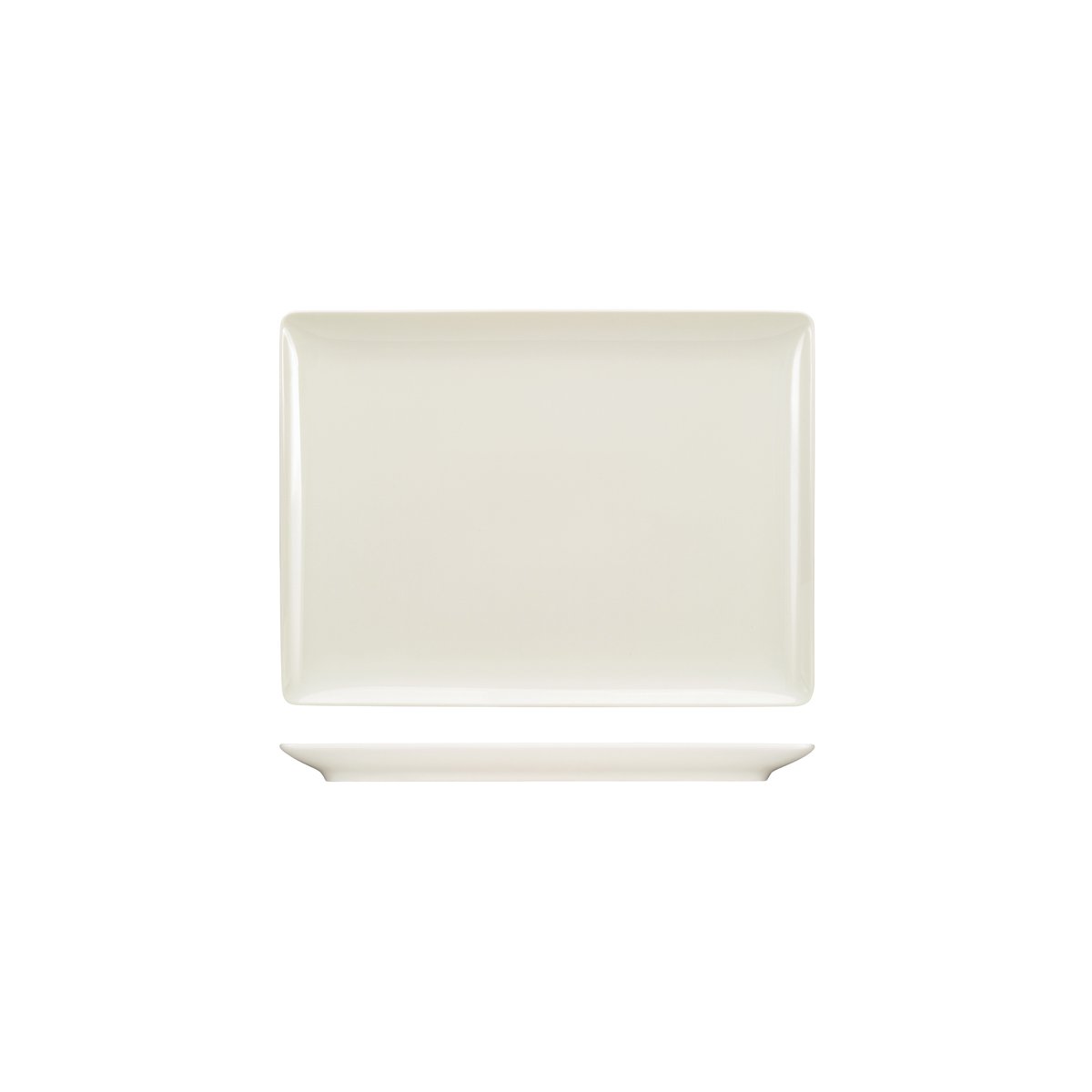 Bauscher Purity Rectangular Coupe Platter 270x200mm