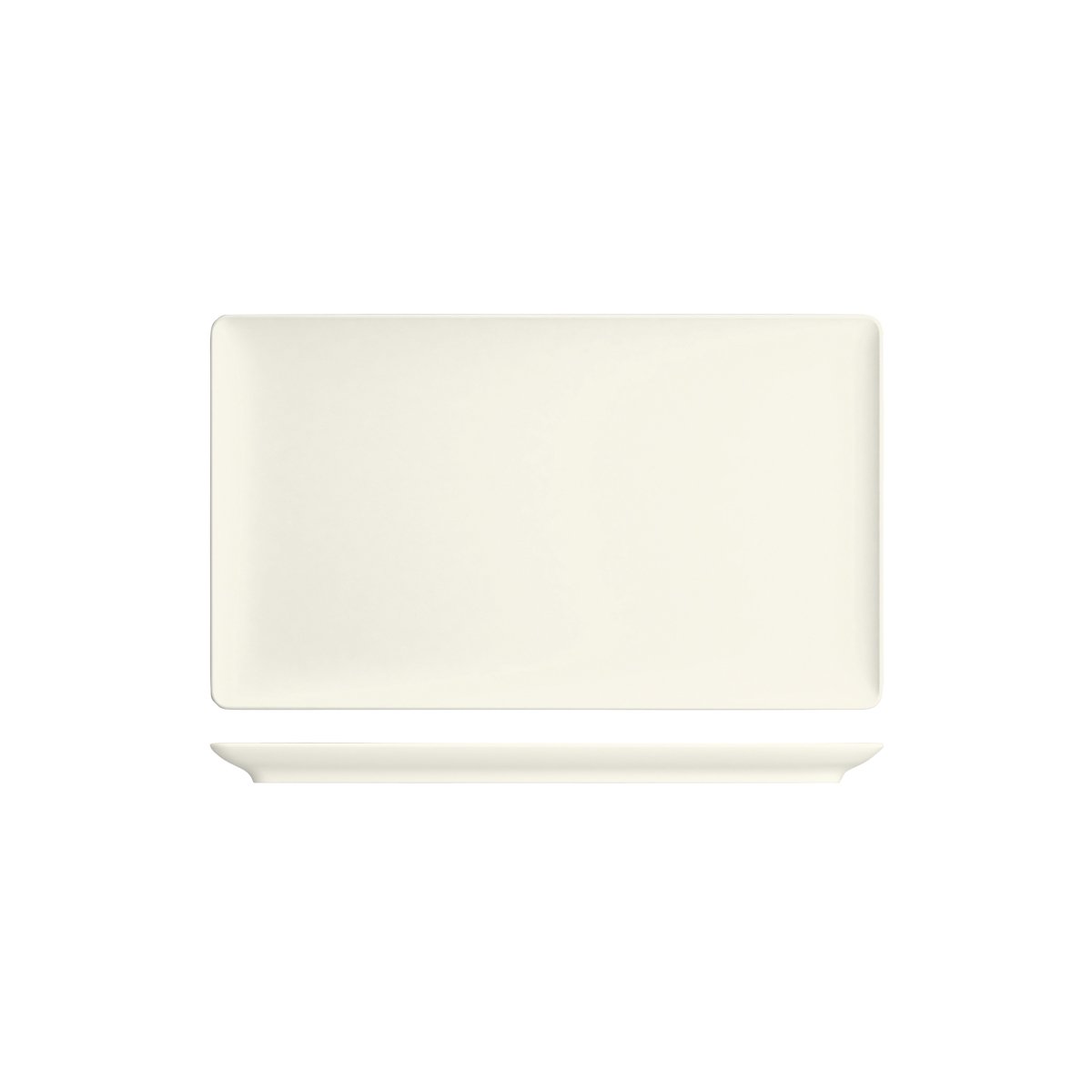 Bauscher Purity Rectangular Coupe Platter 340x200mm