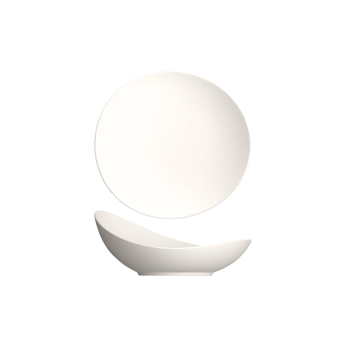 Bauscher Purity Asymmetric Dish 900ml