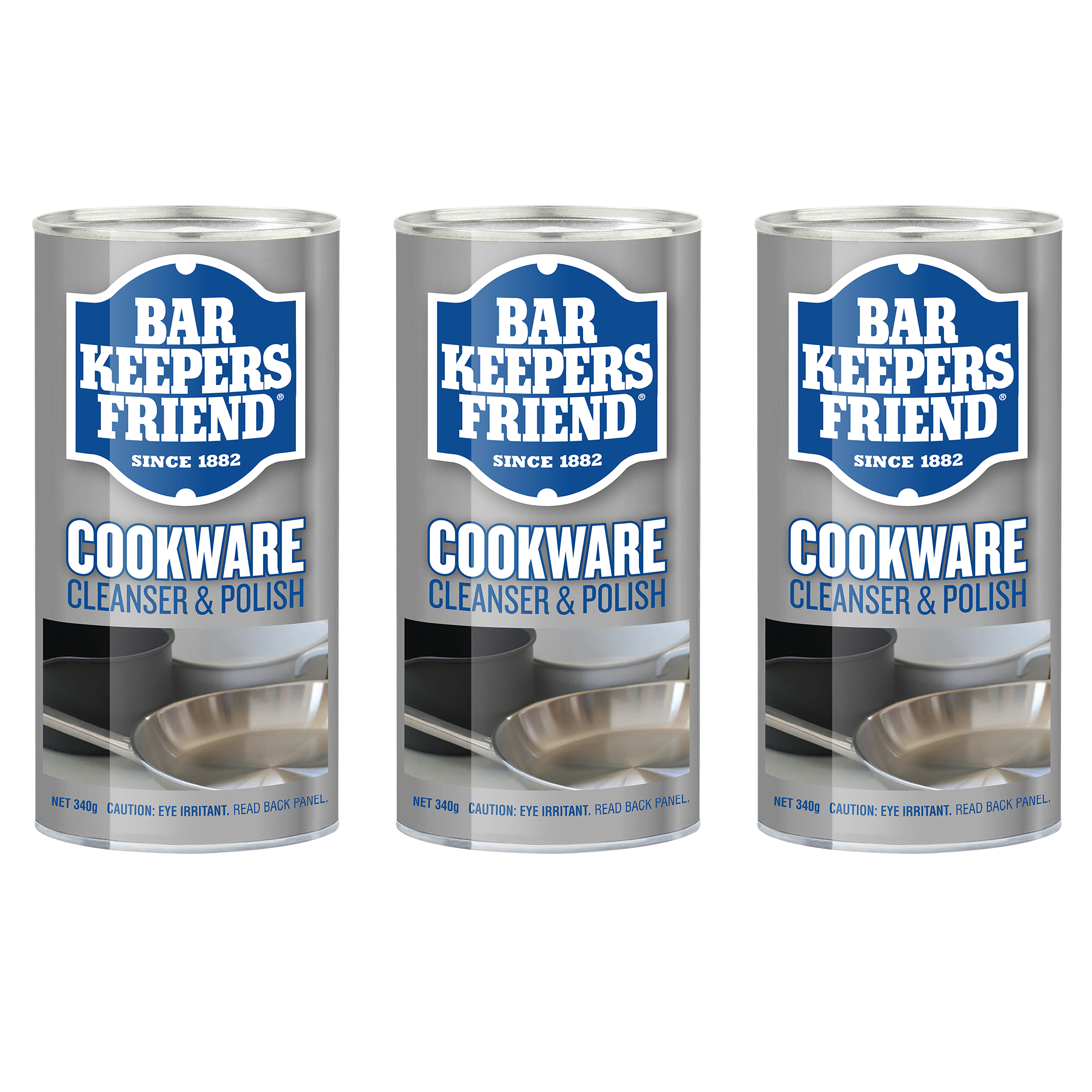 Bar Keepers Friend Cookware Cleanser & Polish – 340g (3 Pack)