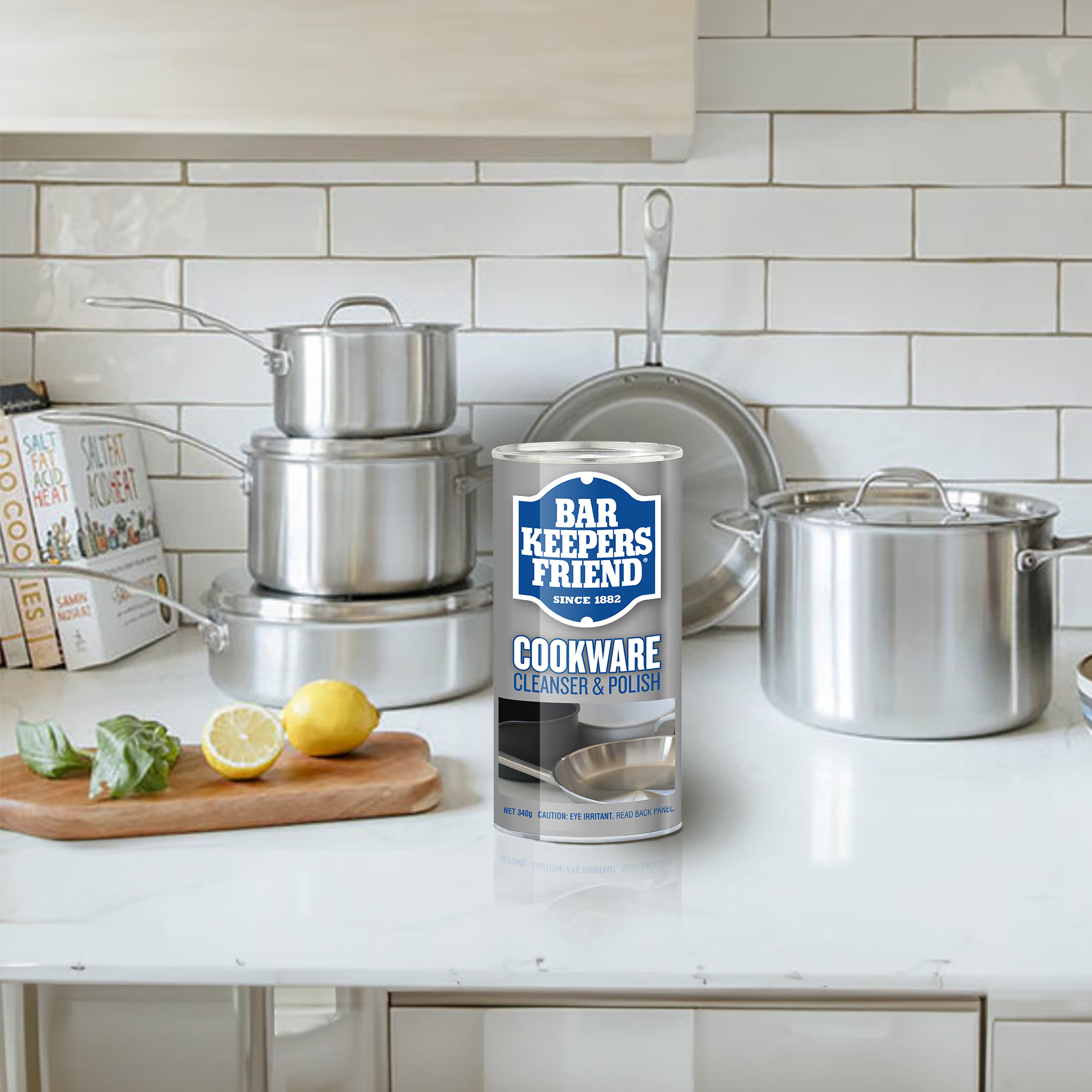 Bar Keepers Friend Cookware Cleanser & Polish – 340g (3 Pack)