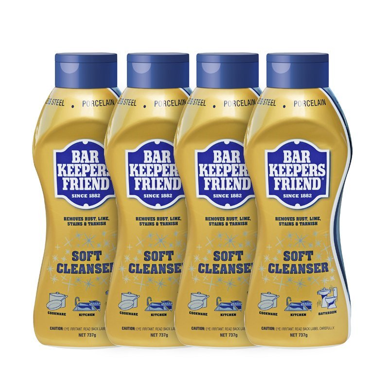 Bar Keepers Friend Soft Cleanser 737g (4 Pack)