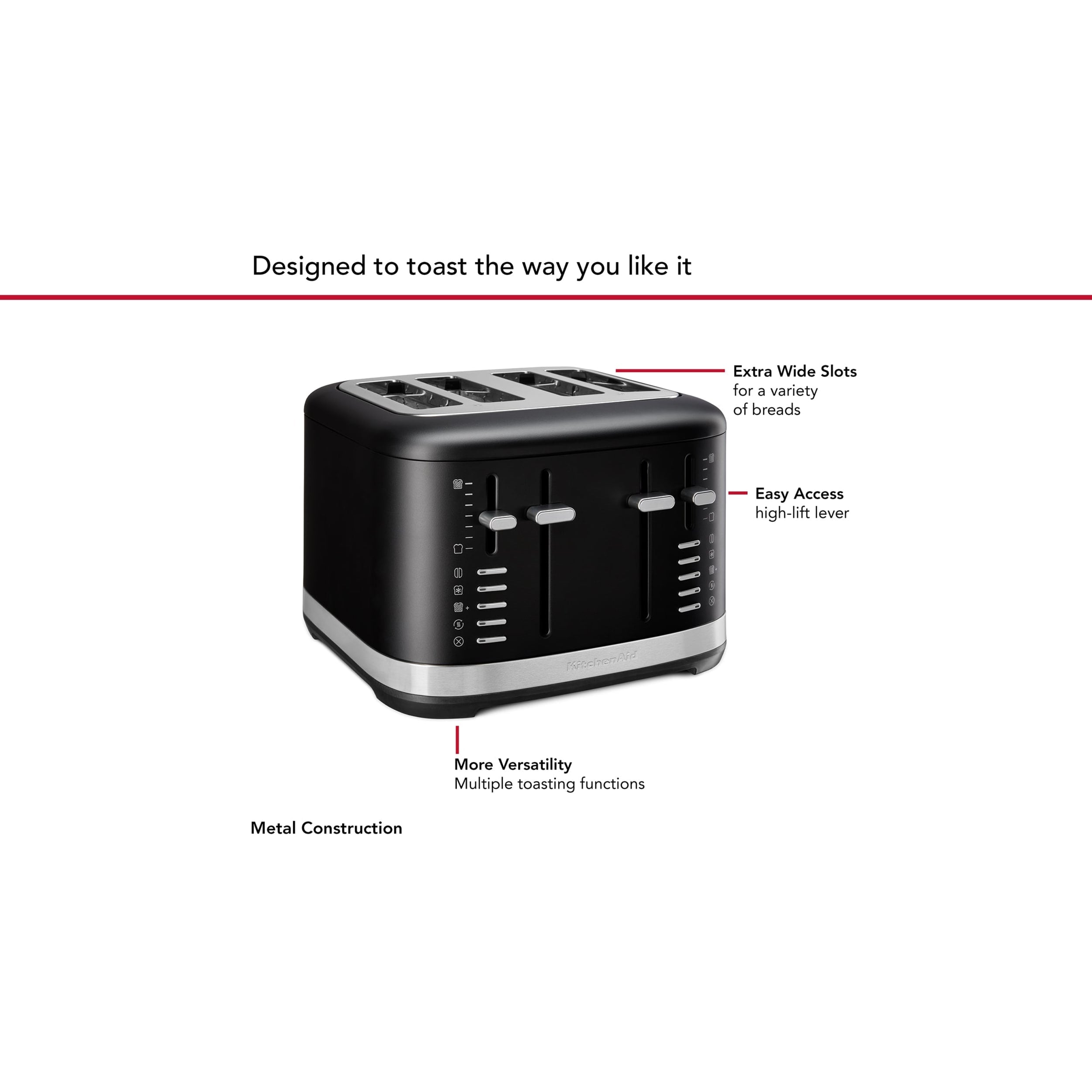 KitchenAid 4 Slice Toaster KMT4109