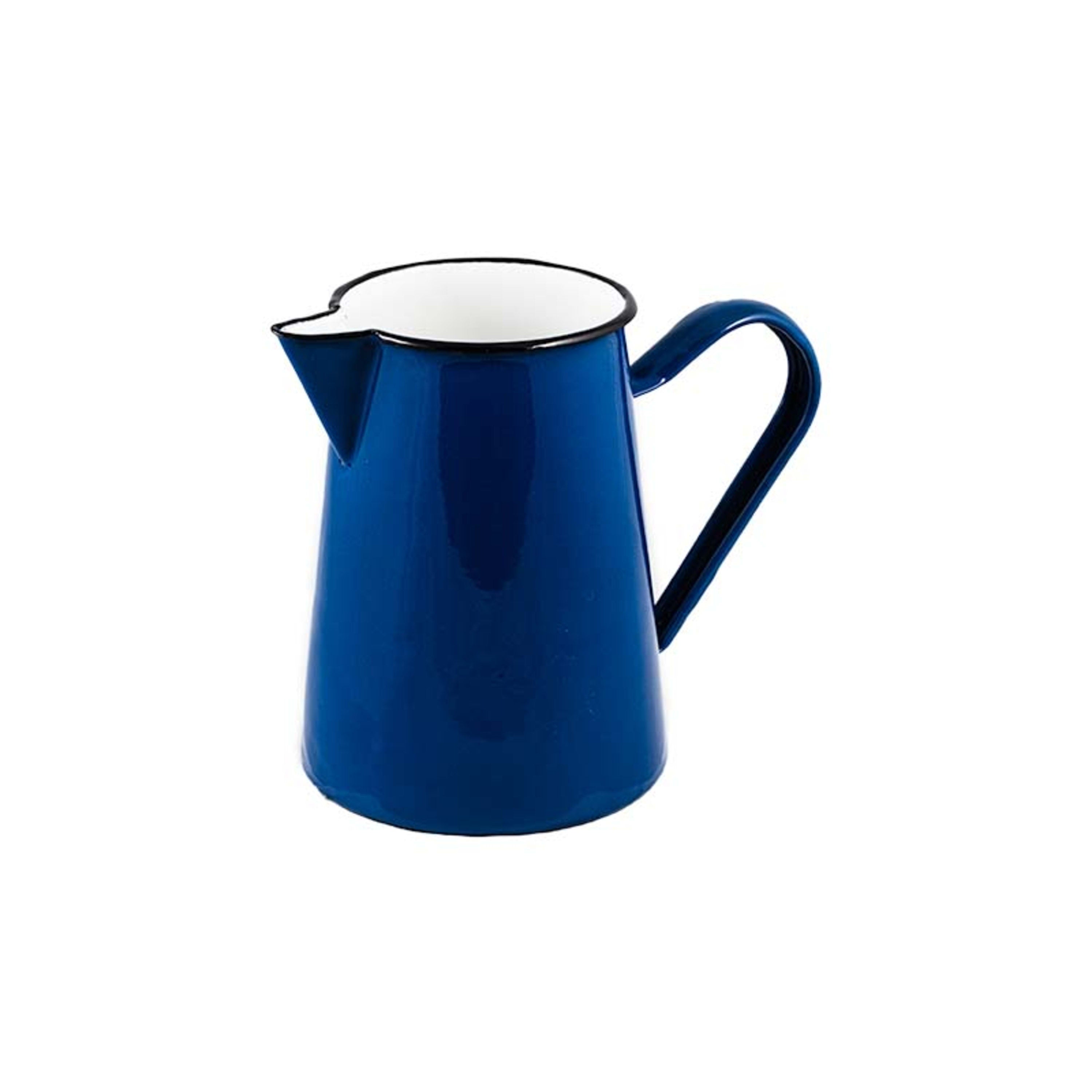 Urban Style Enamelware Premium Pitcher Seamless Base 1.5L - Blue