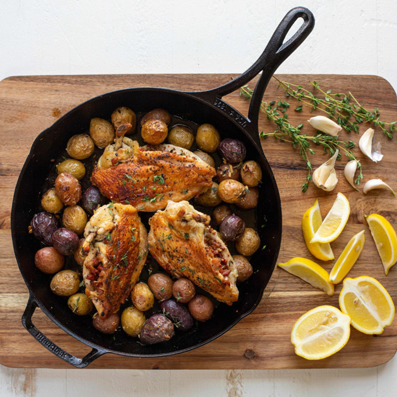 Blacklock Triple Seasoned Cast Iron 12 Inch Skillet