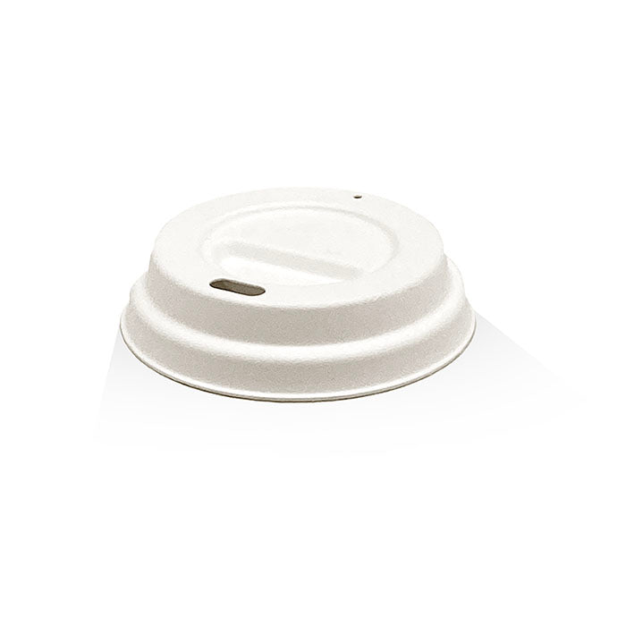 ecoware Bagasse Lid 6oz 8oz 10oz White (Carton of 1000)