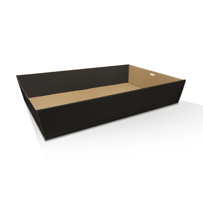 ecoware Black Catering Tray Medium Plus (Carton of 50)