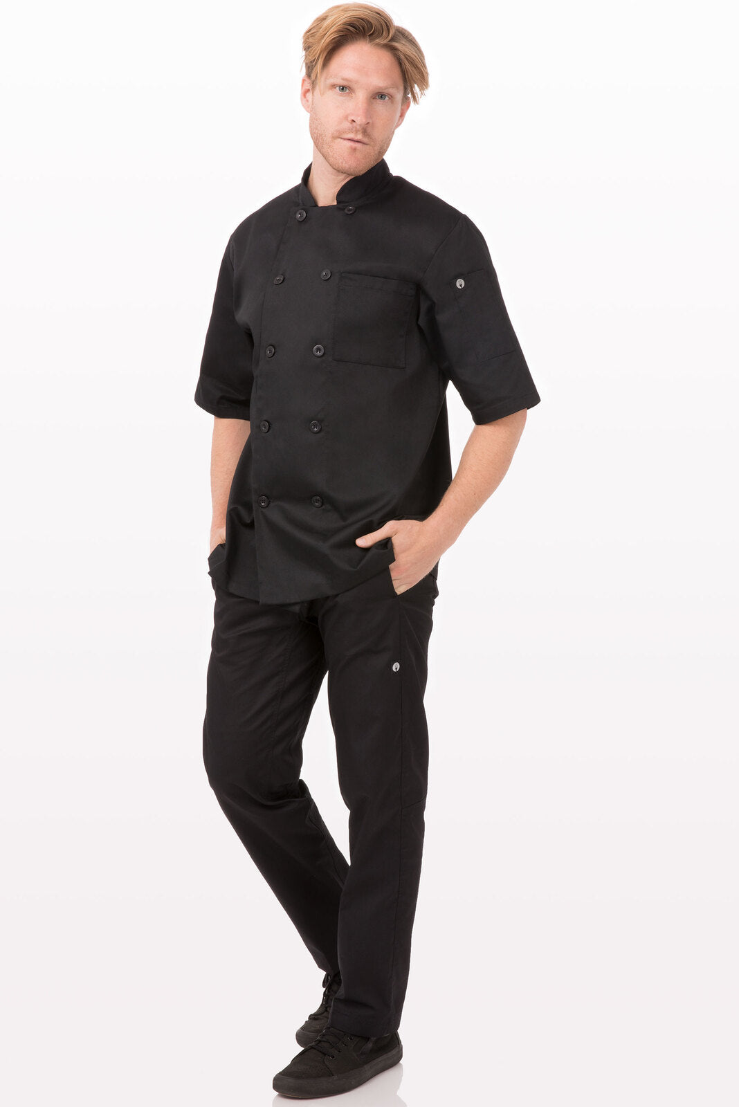 Chef Works Chambery Chef Jacket - Black