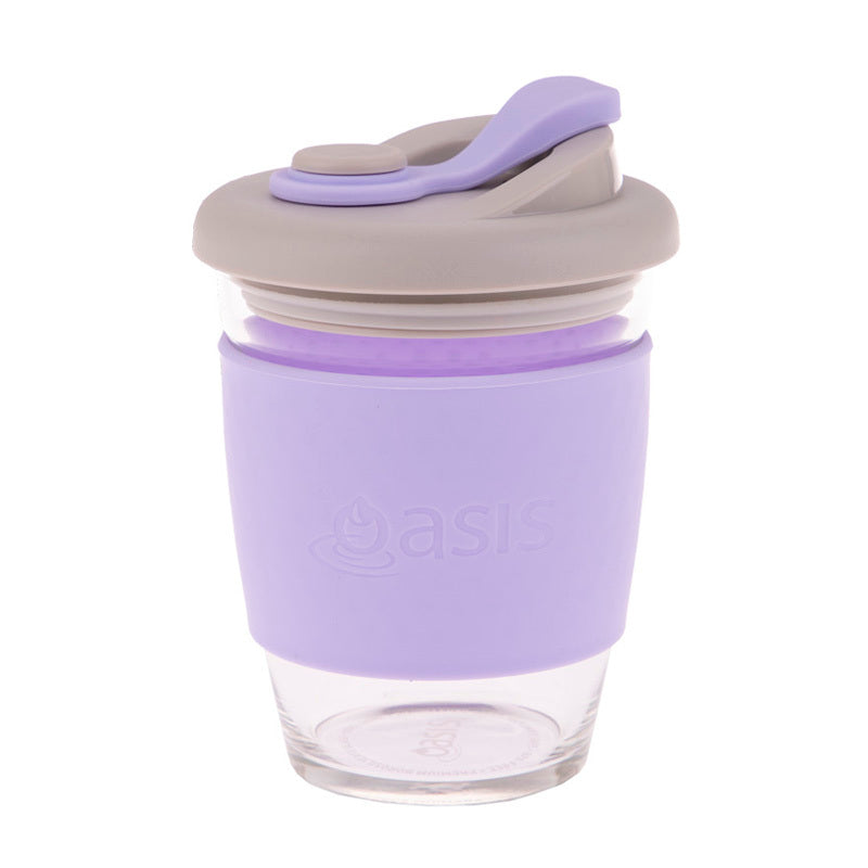 Oasis Borosilicate Glass Eco Cup 454ml - Lilac