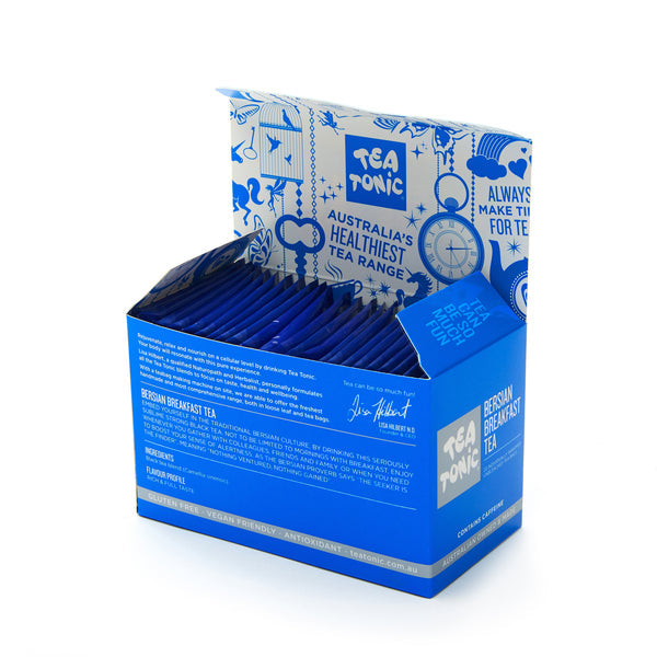 Tea Tonic Bersian Breakfast Tea - 20 Teabag Box
