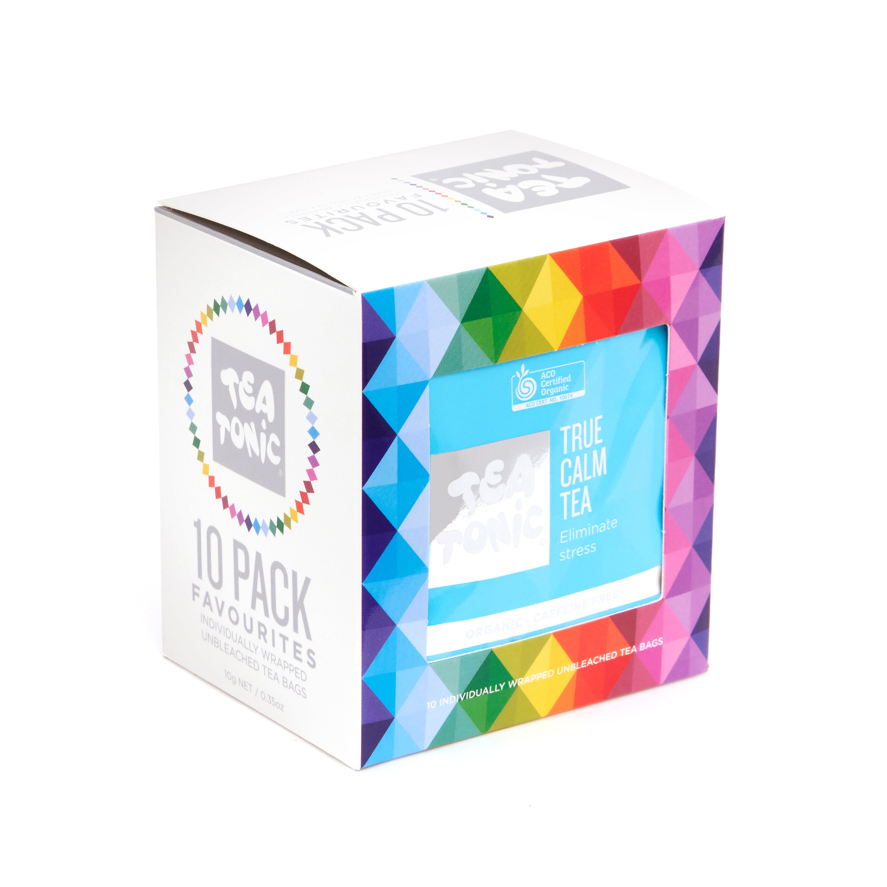 Tea Tonic Colourful Best Selling Tea - 10 Teabag Gift Box