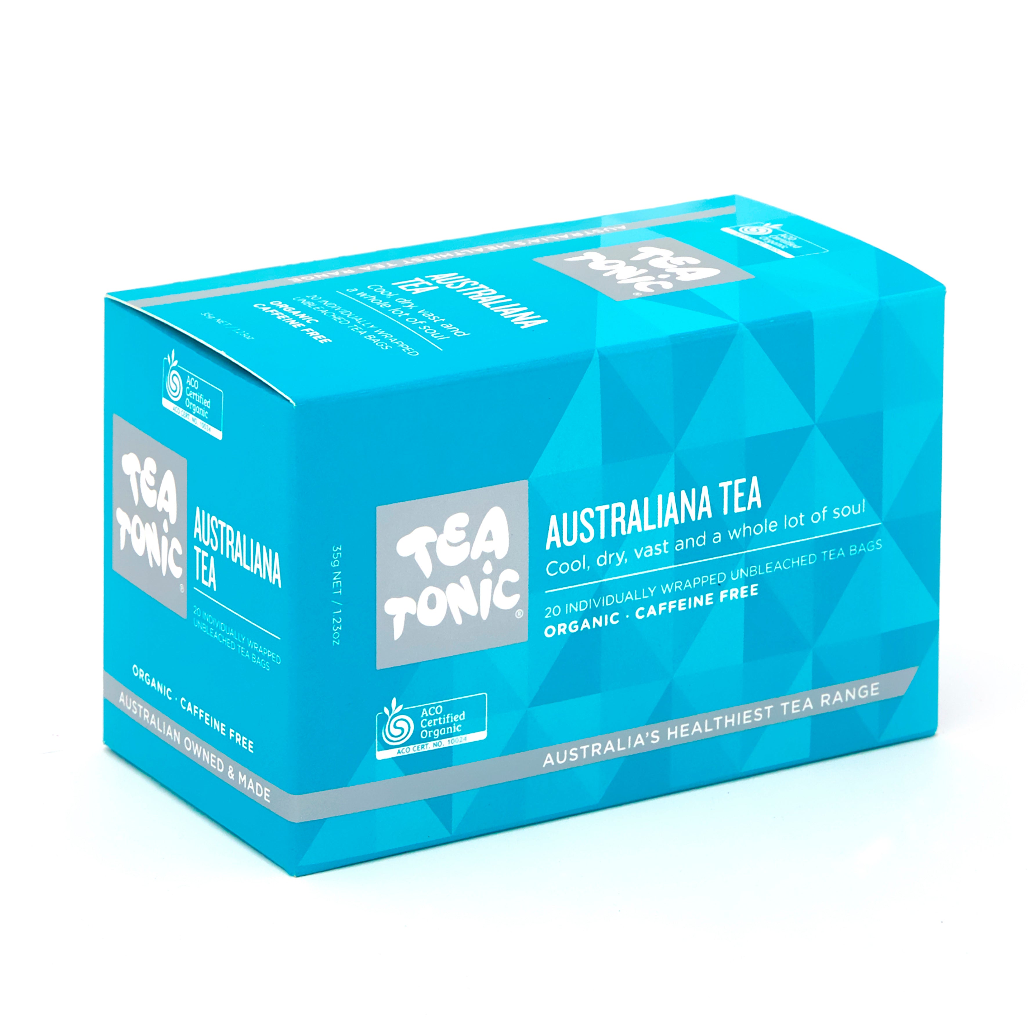 Tea Tonic Australiana Tea - 20 Teabag Box