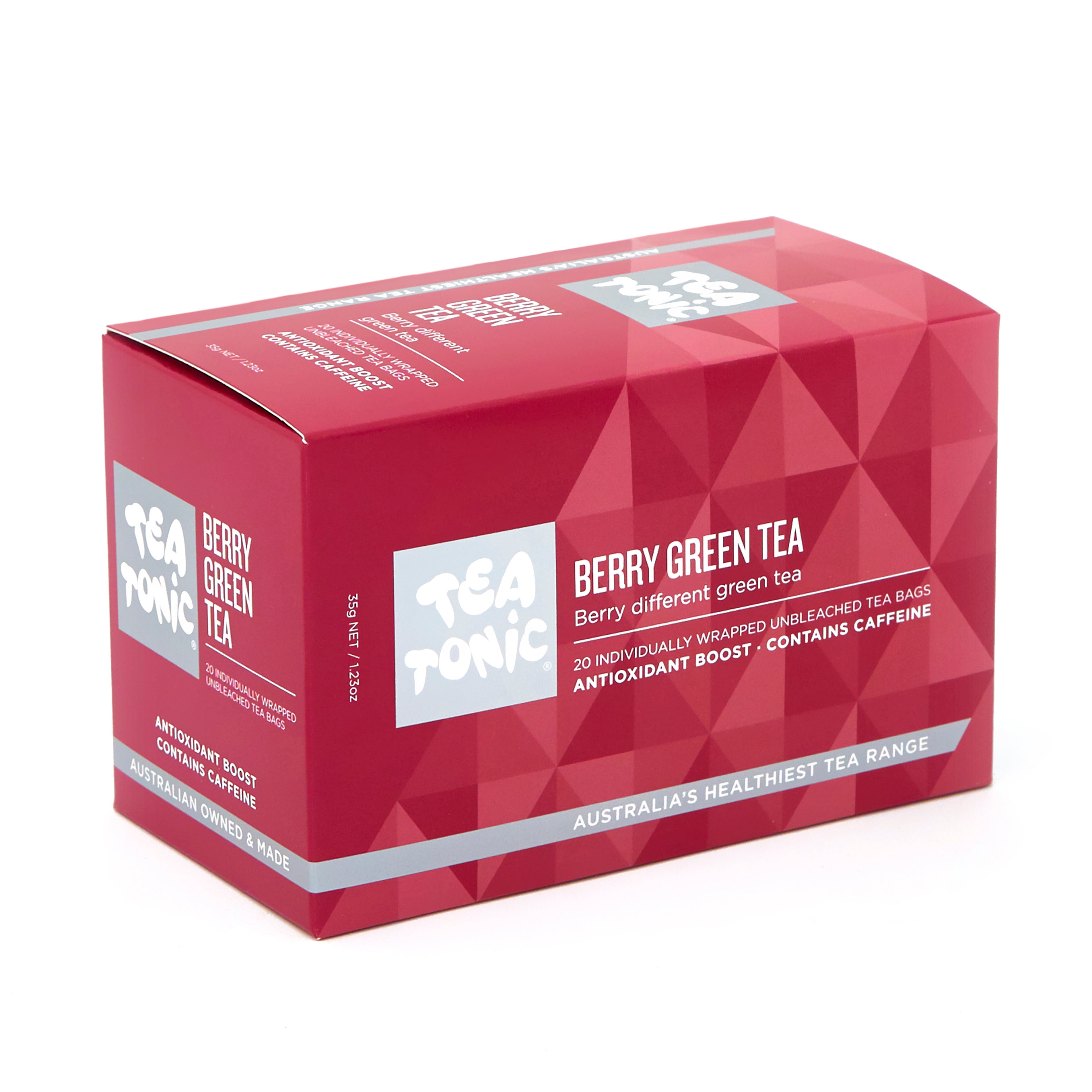 Tea Tonic Berry Green Tea - 20 Teabag Box