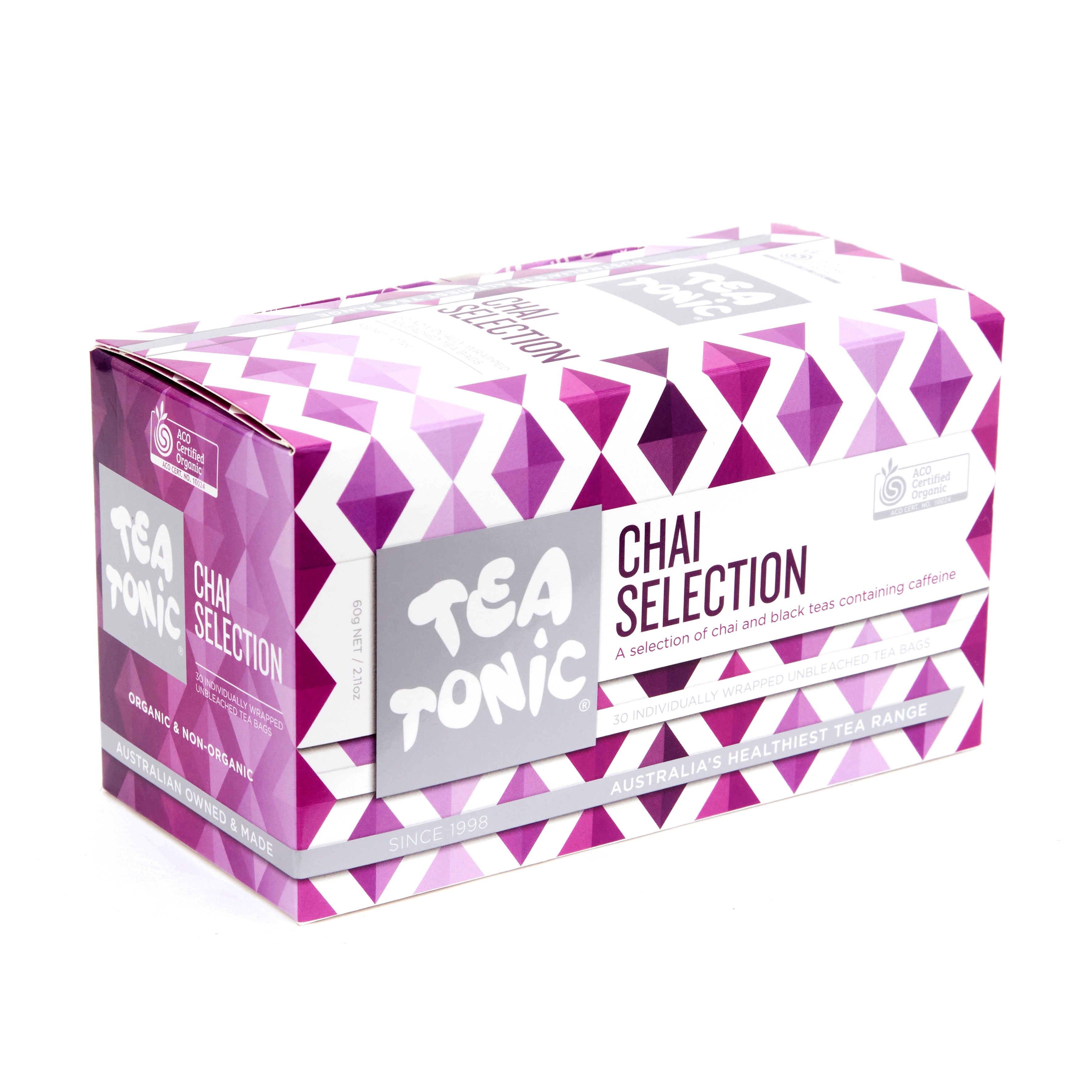 Tea Tonic Chai Selection - 30 Teabag Box