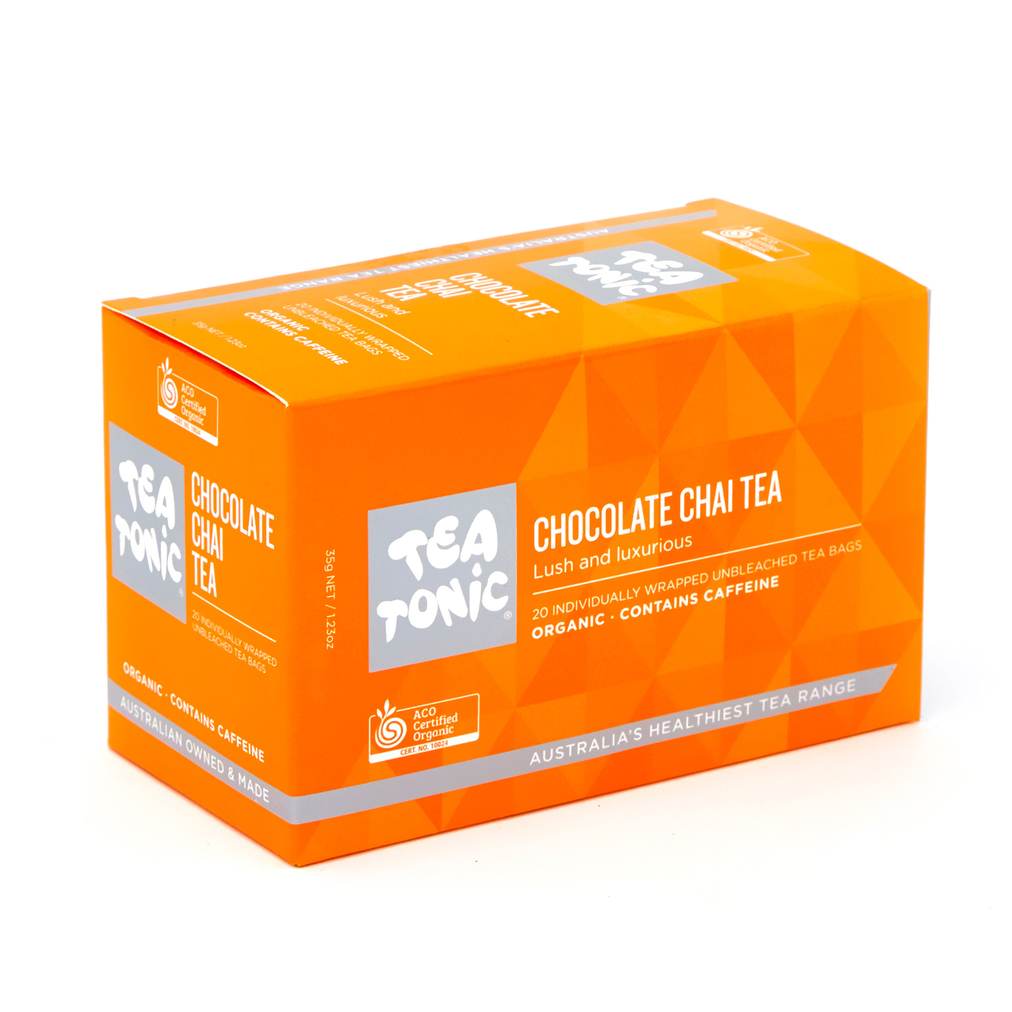 Tea Tonic Chocolate Chai Tea - 20 Teabag Box