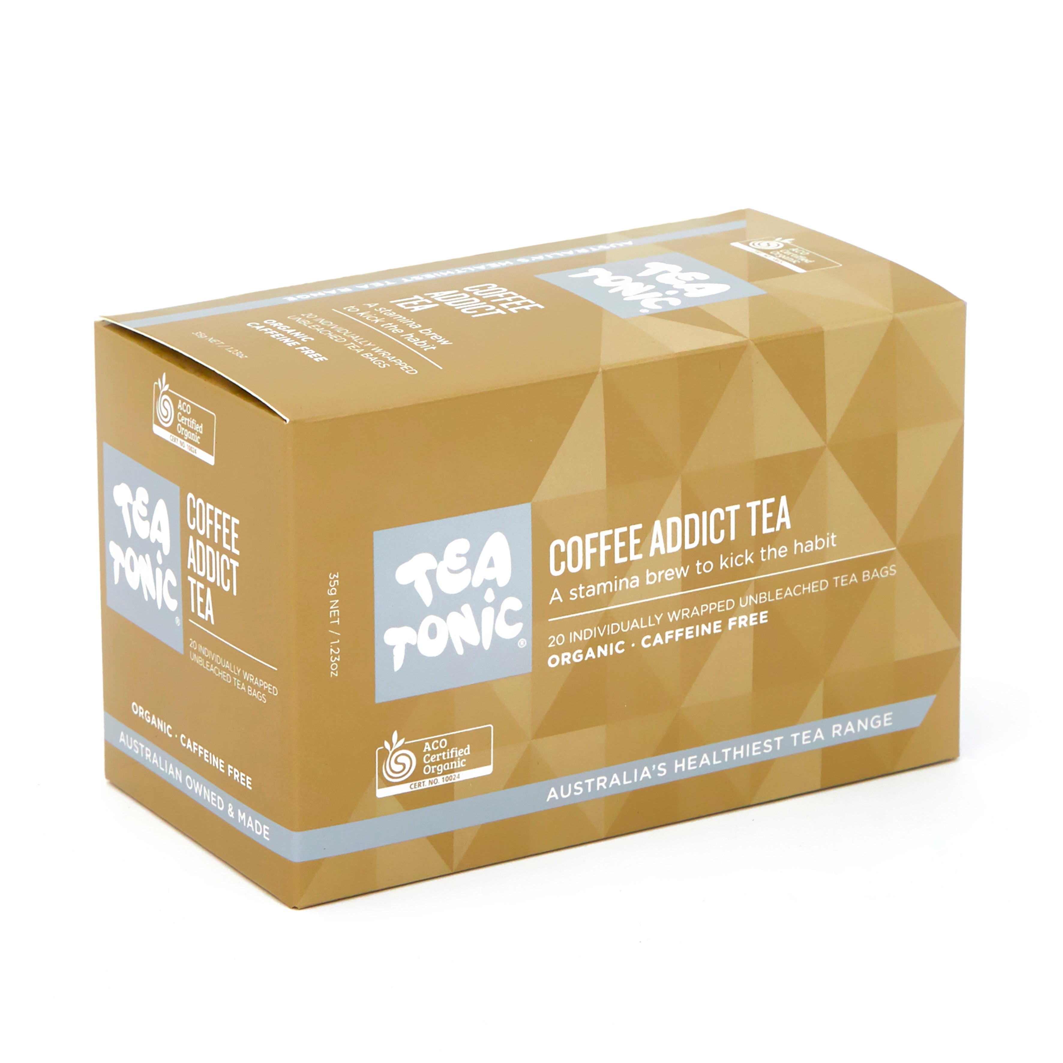 Tea Tonic Coffee Addict Tea - 20 Teabag Box