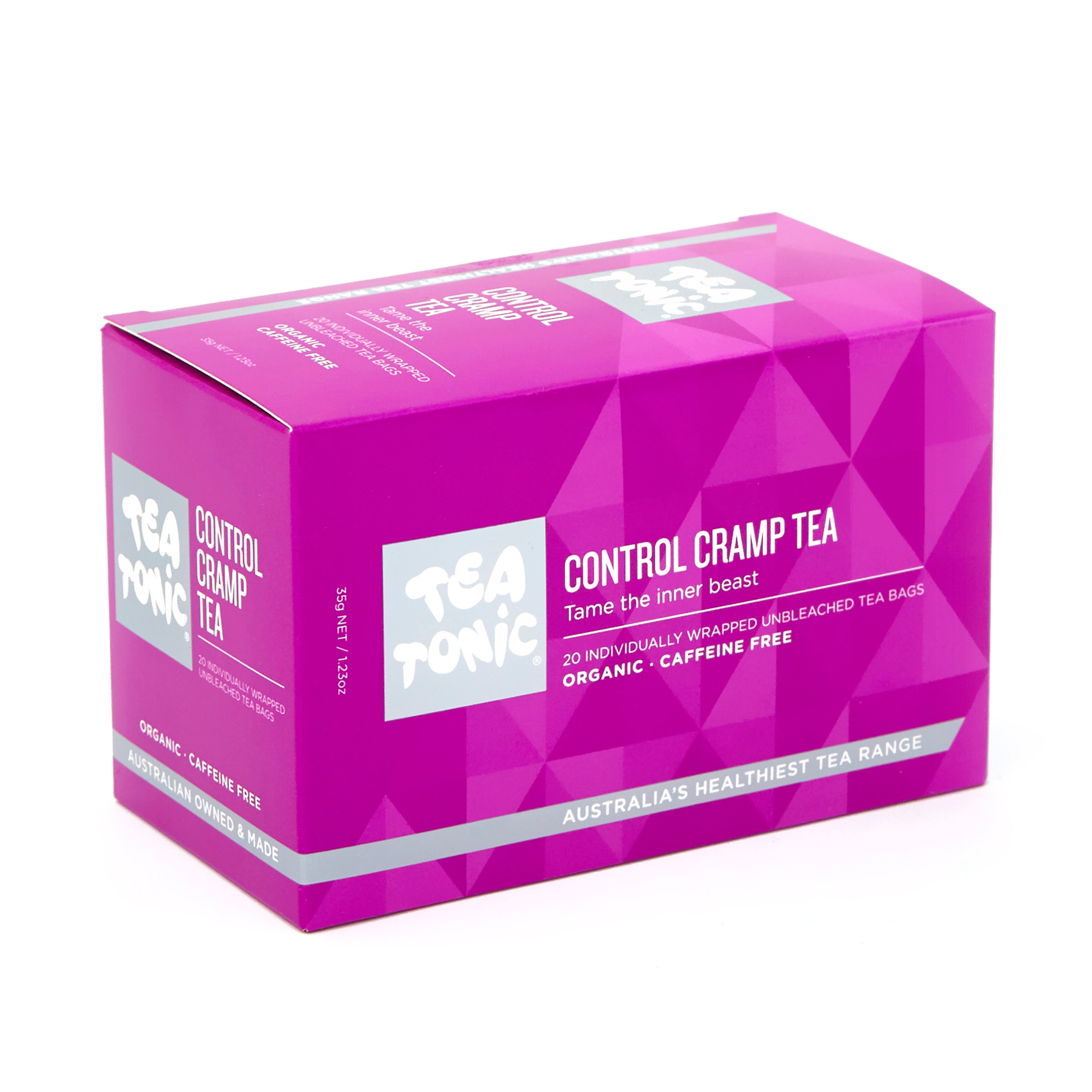 Tea Tonic Control Cramp Tea - 20 Teabag Box