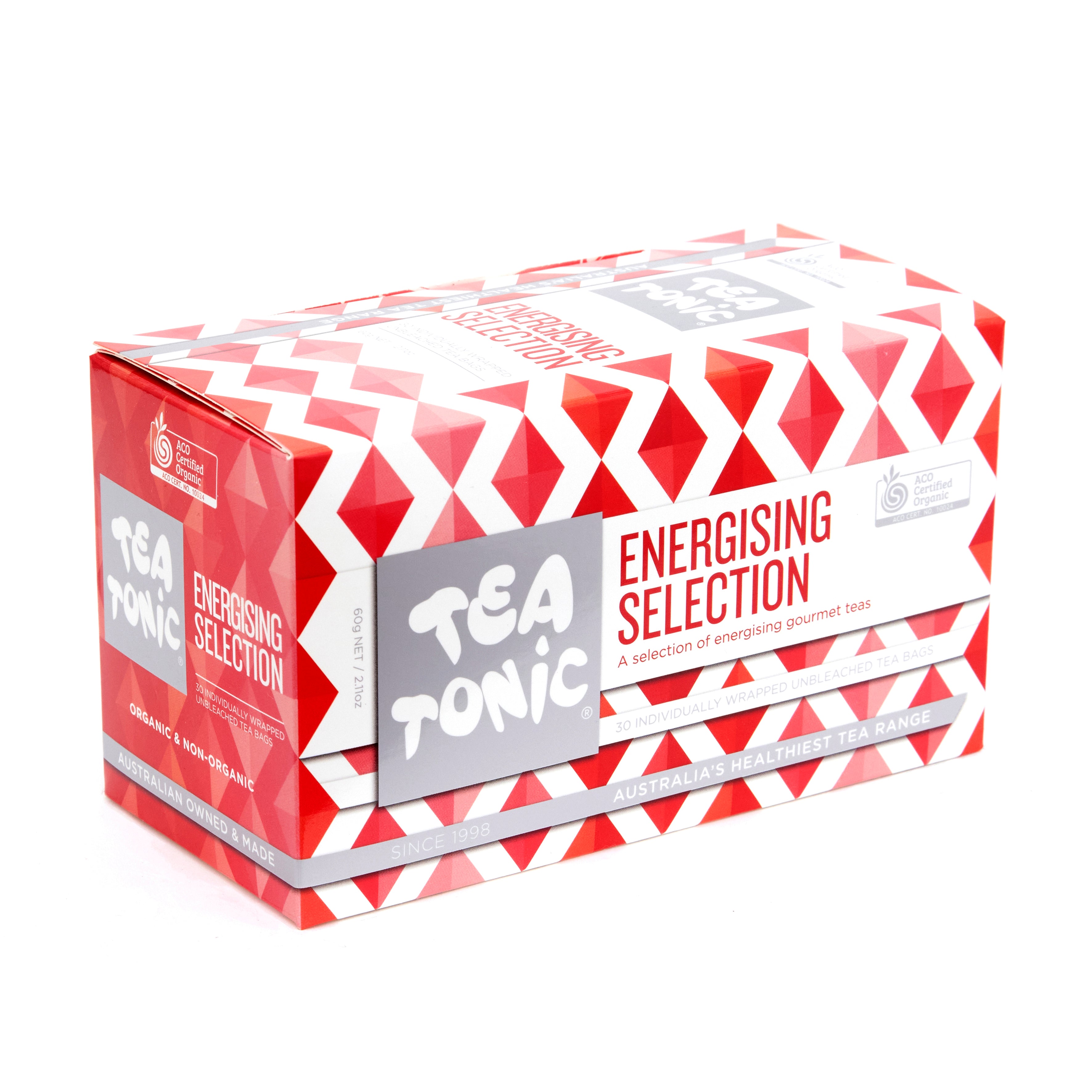 Tea Tonic Energising Selection - 30 Teabag Box