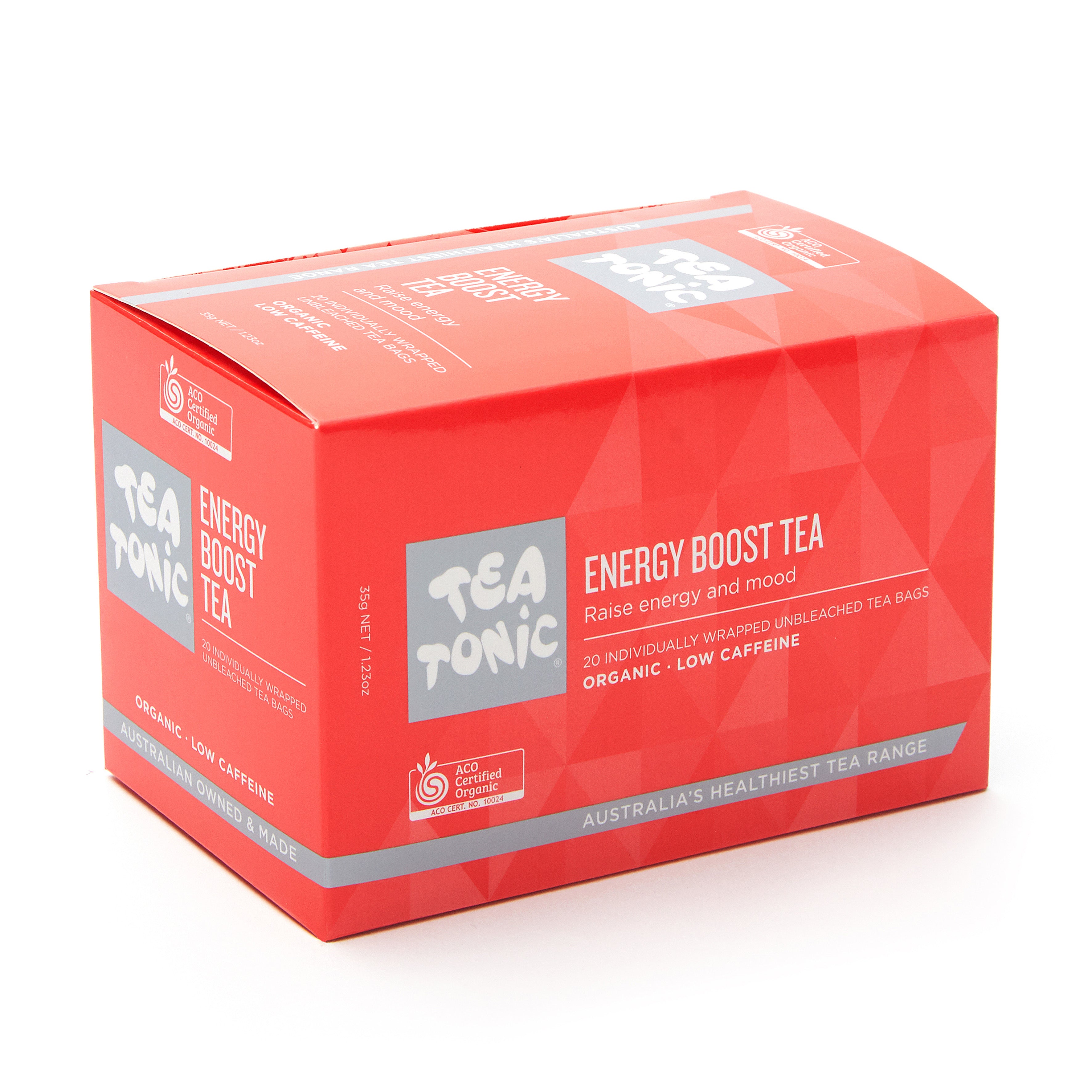 Tea Tonic Energy Boost Tea - 20 Teabag Box