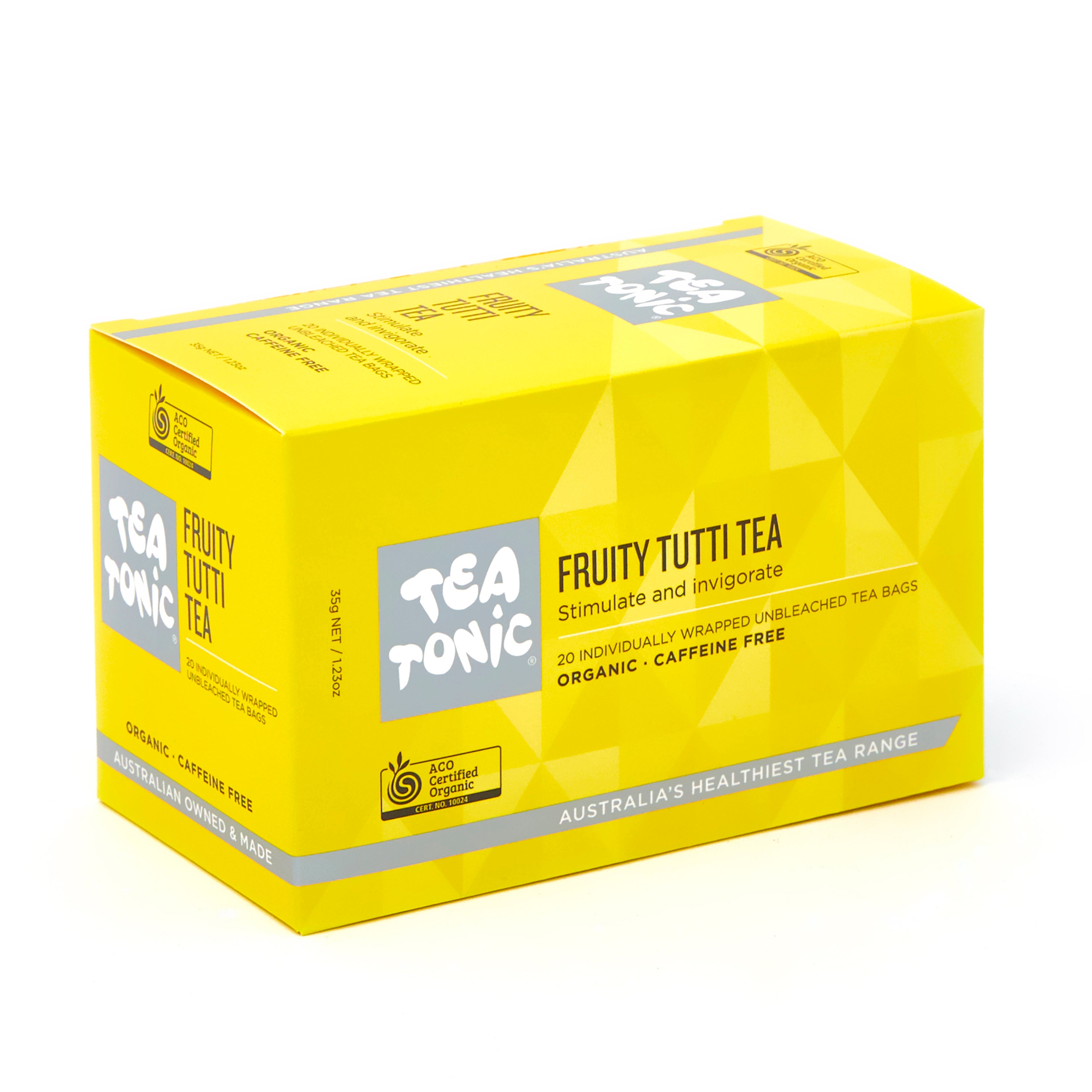 Tea Tonic Fruity Tutti Tea - 20 Teabag Box
