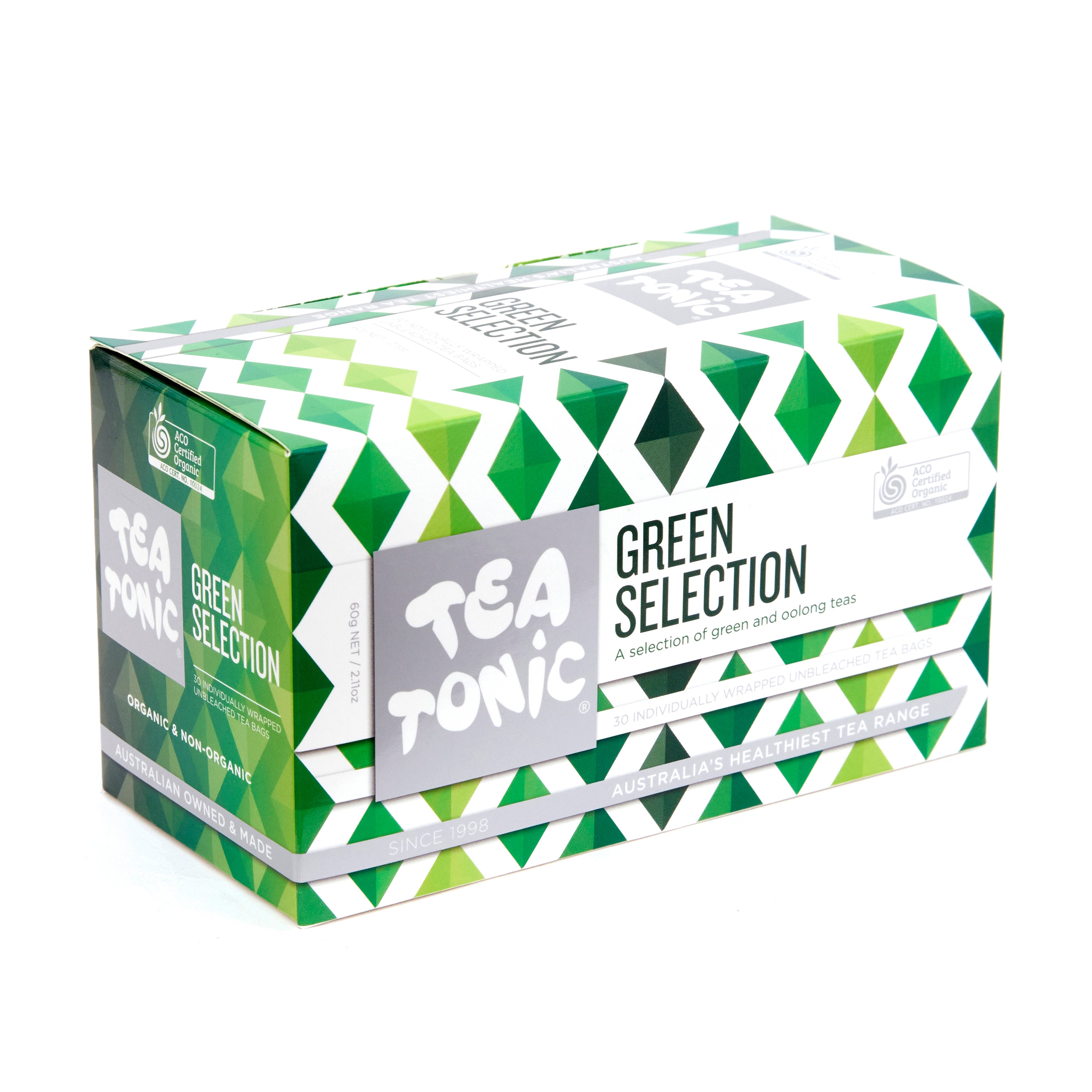 Tea Tonic Green Selection - 30 Teabag Box
