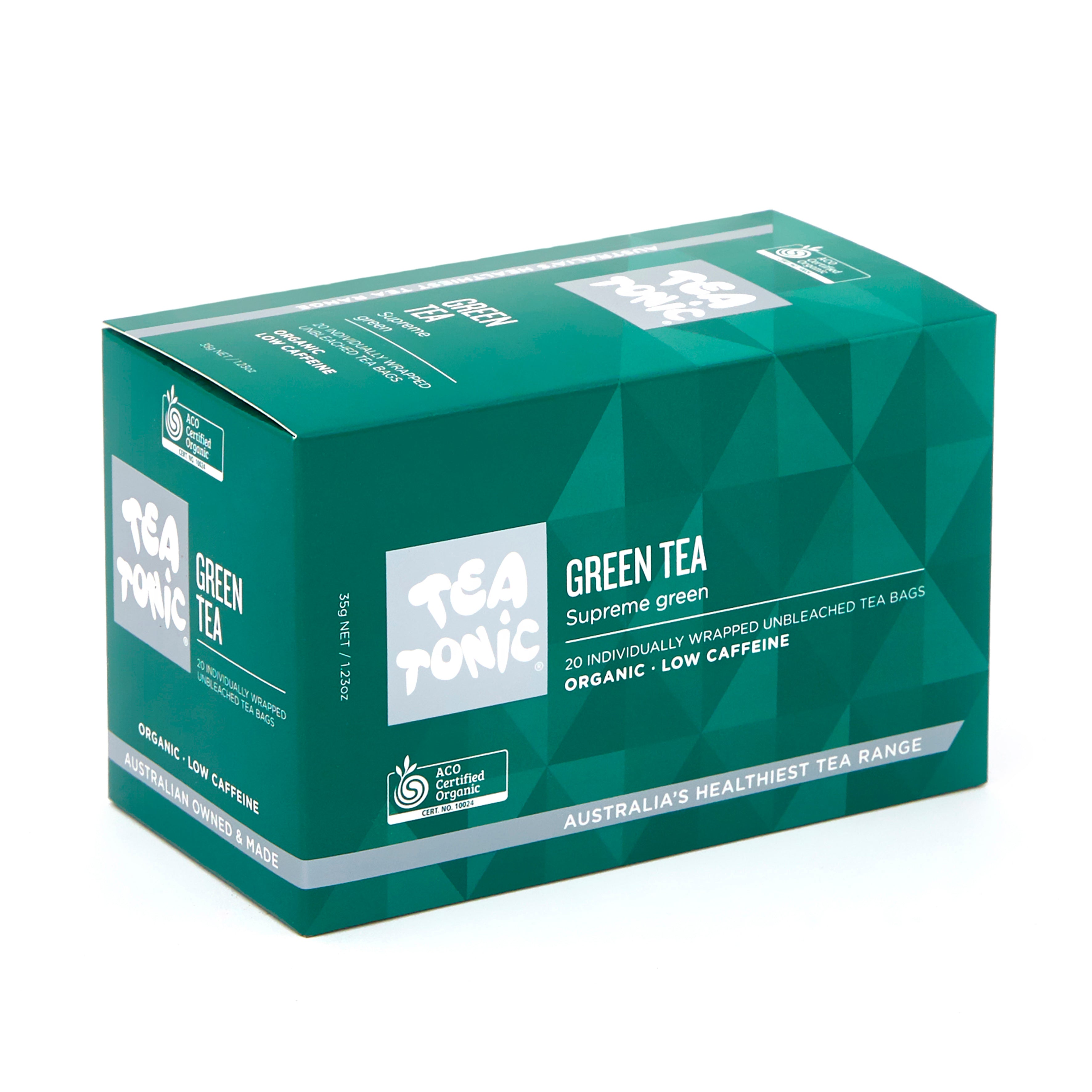 Tea Tonic Green Tea - 20 Teabag Box
