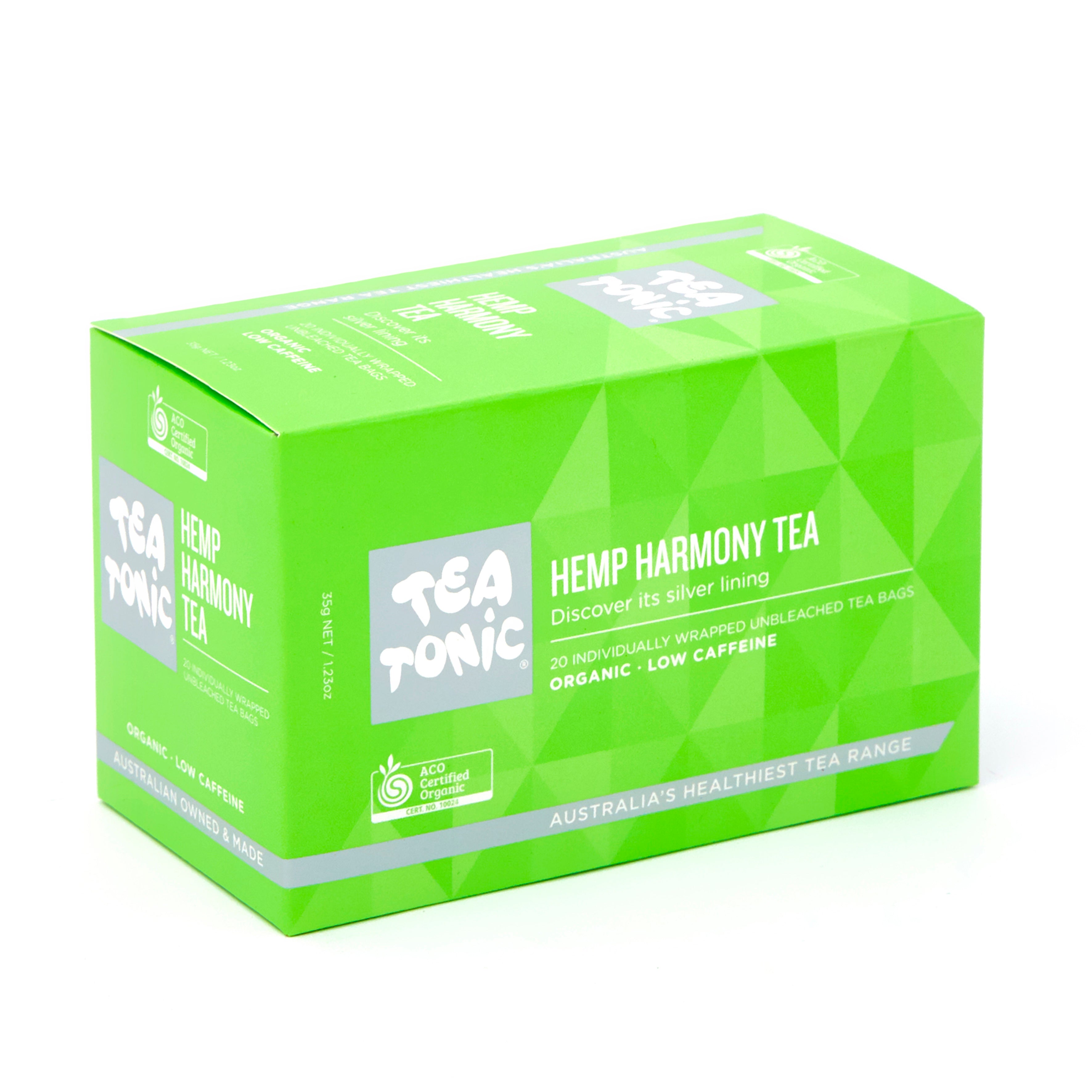 Tea Tonic Hemp Harmony Tea - 20 Teabag Box