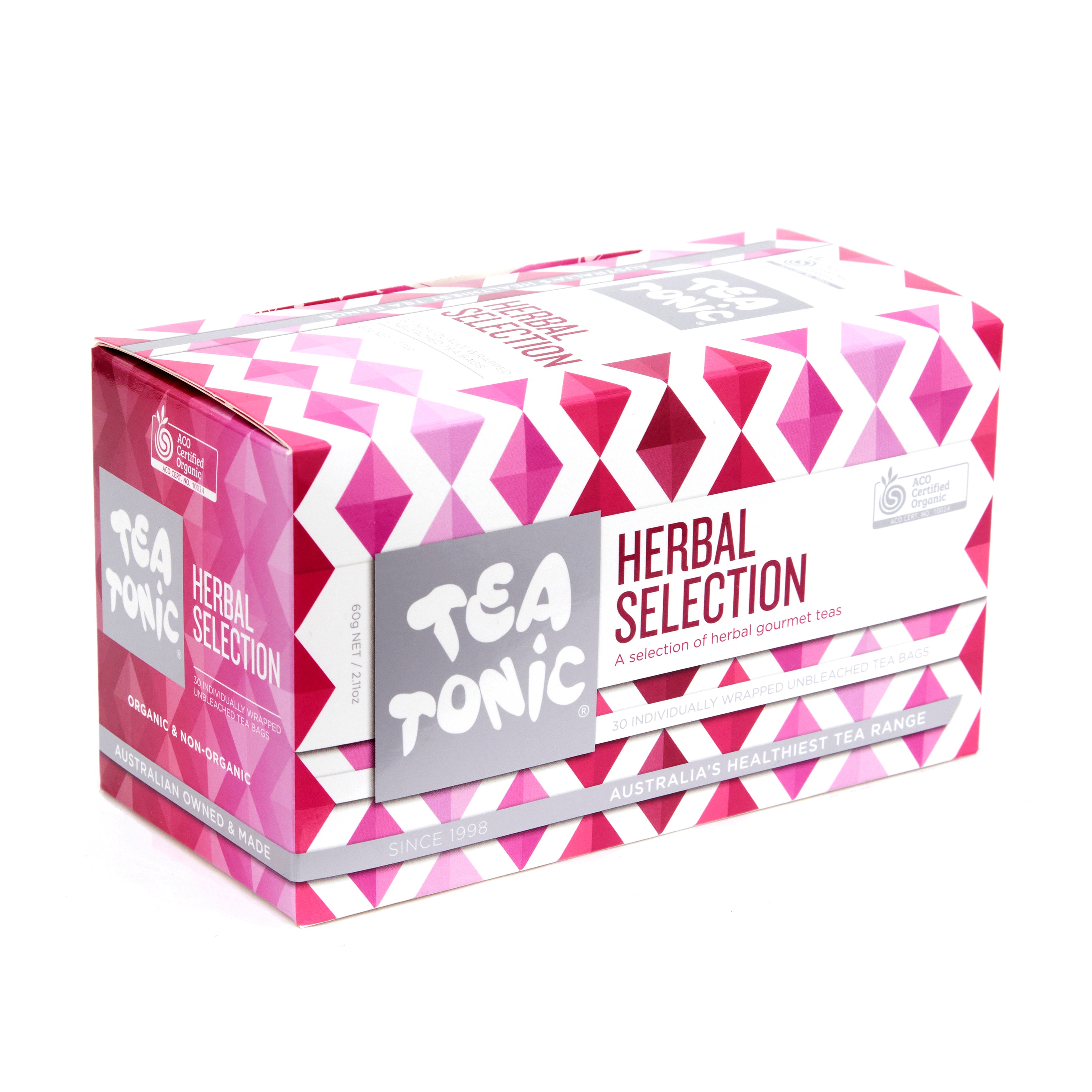 Tea Tonic Herbal Selection - 30 Teabag Box