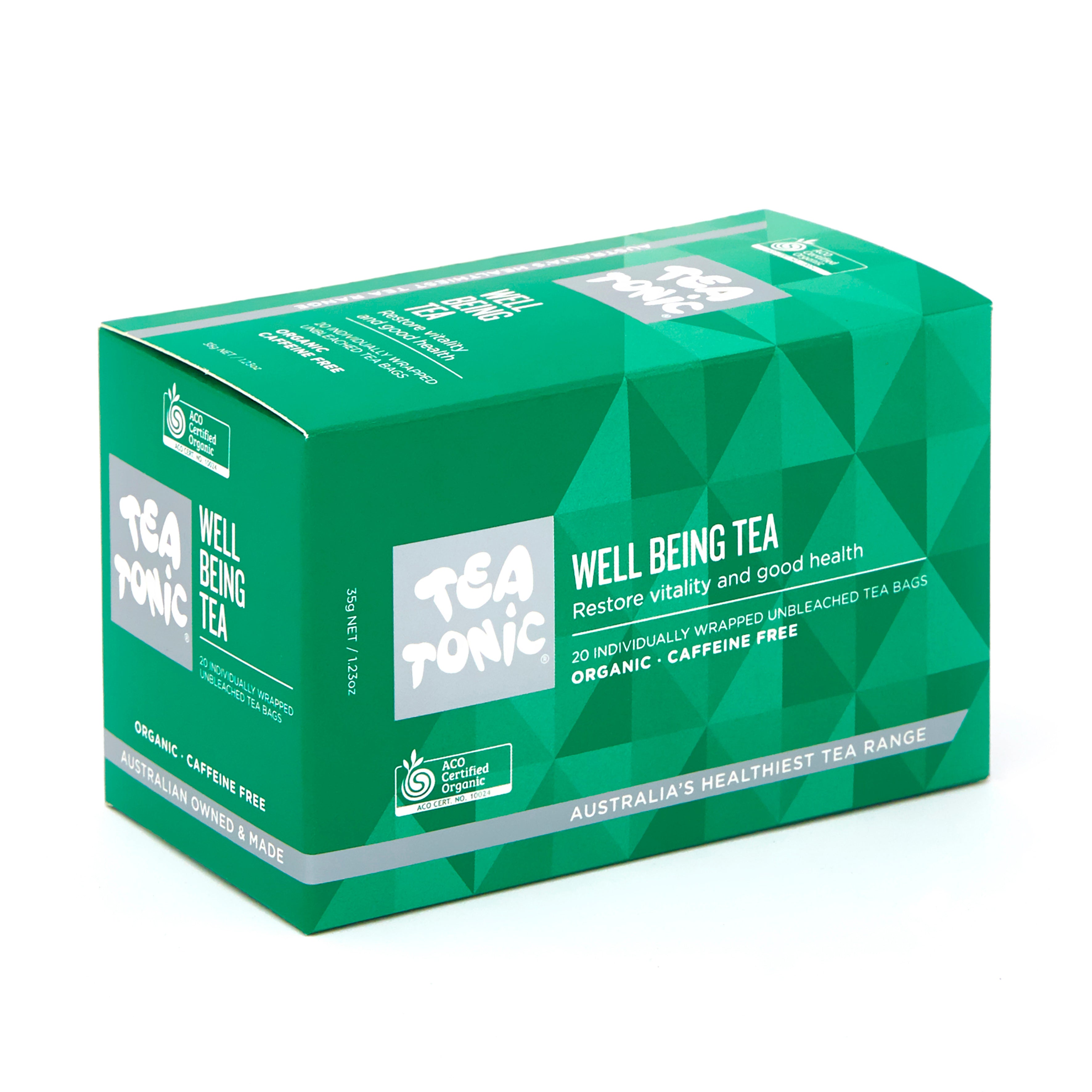 Tea Tonic Well Being Tea - 20 Teabag Box