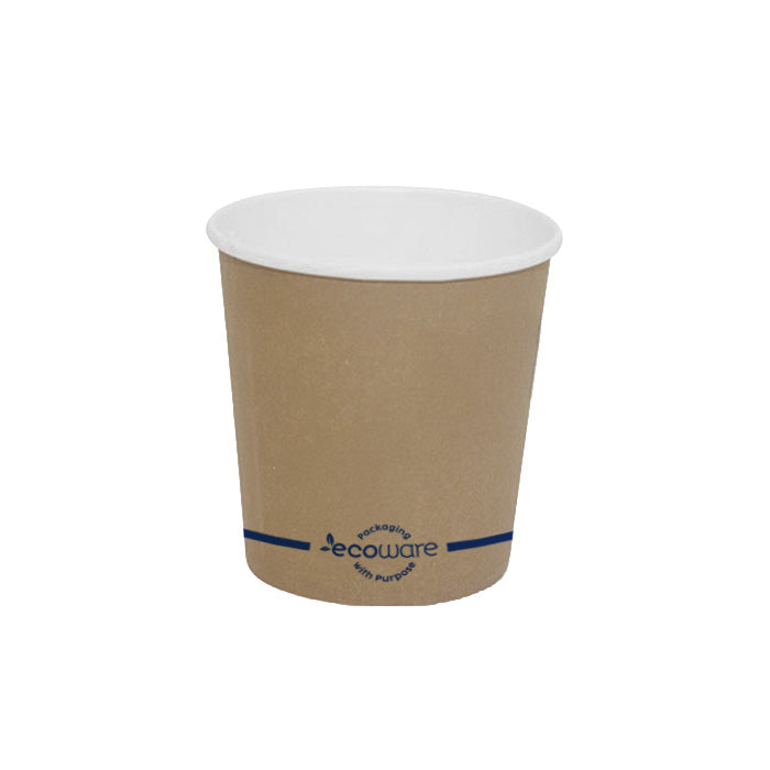 ecoware 24oz PLA Coated Paper Bowl Brown (Carton of 500)