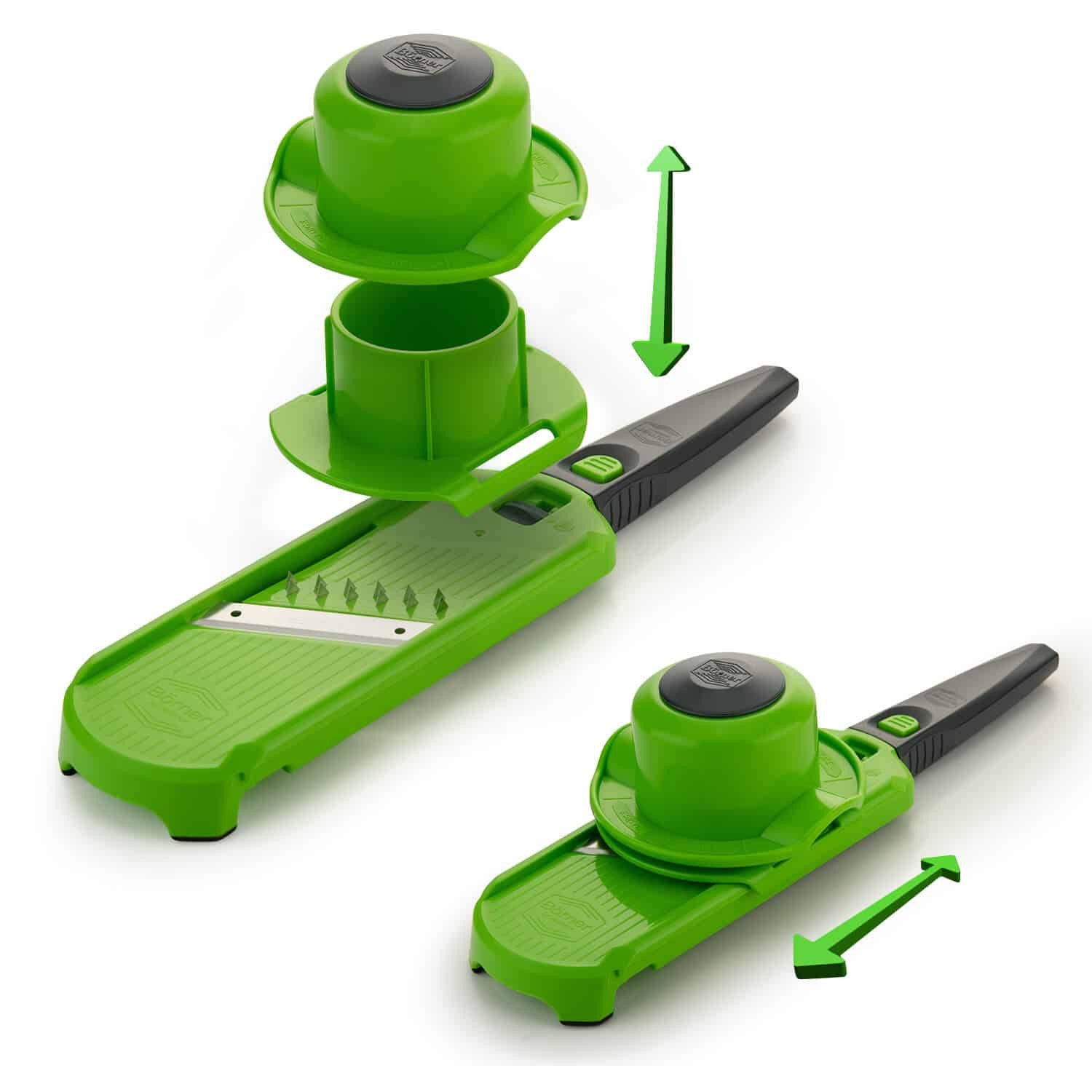 Börner Multi Slicer Green with Food Holder