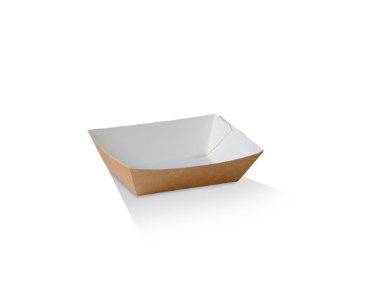 ecoware X-Small Tray Brown Cardboard No.1 (Carton of 1000)