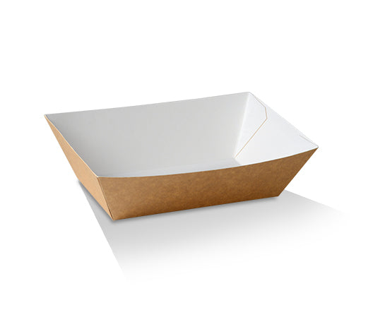 ecoware Medium Tray Brown Cardboard No.3 (Carton of 500)