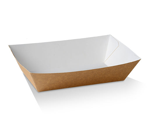 ecoware Large Tray Brown Cardboard No.4 (Carton of 400)