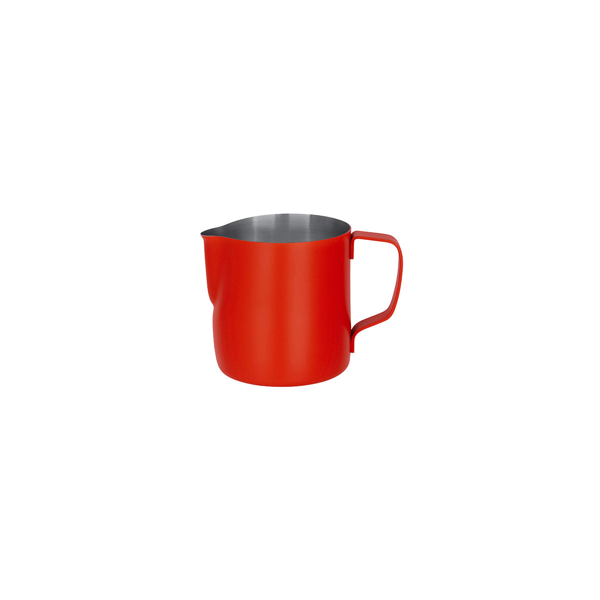 Brew Milk Frothing Jug Stainless Steel 350ml Powder Coat Red