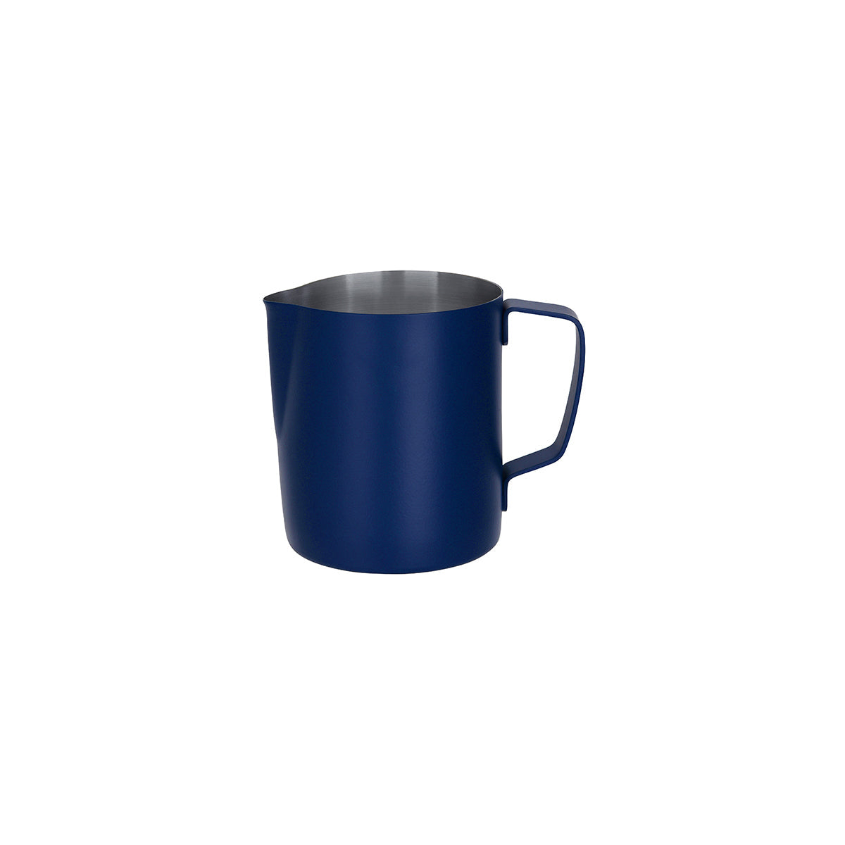 Brew Milk Frothing Jug Stainless Steel 600ml Powder Coat Blue
