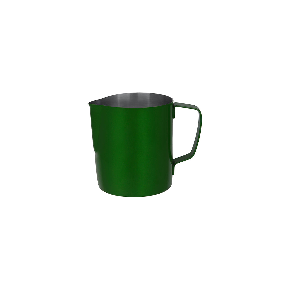 Brew Milk Frothing Jug Stainless Steel 600ml Powder Coat Green