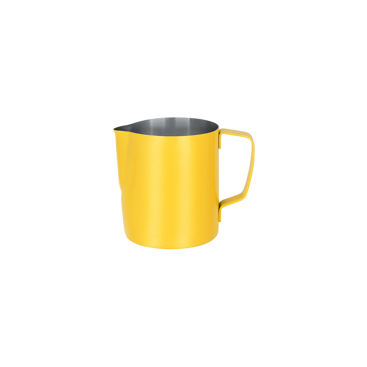 Brew Milk Frothing Jug Stainless Steel 600ml Powder Coat Yellow