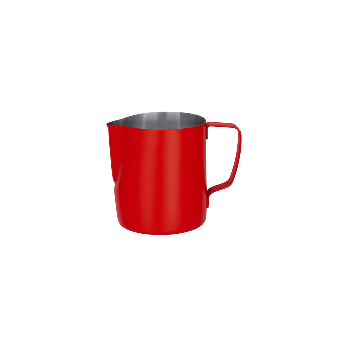 Brew Milk Frothing Jug Stainless Steel 600ml Powder Coat Red