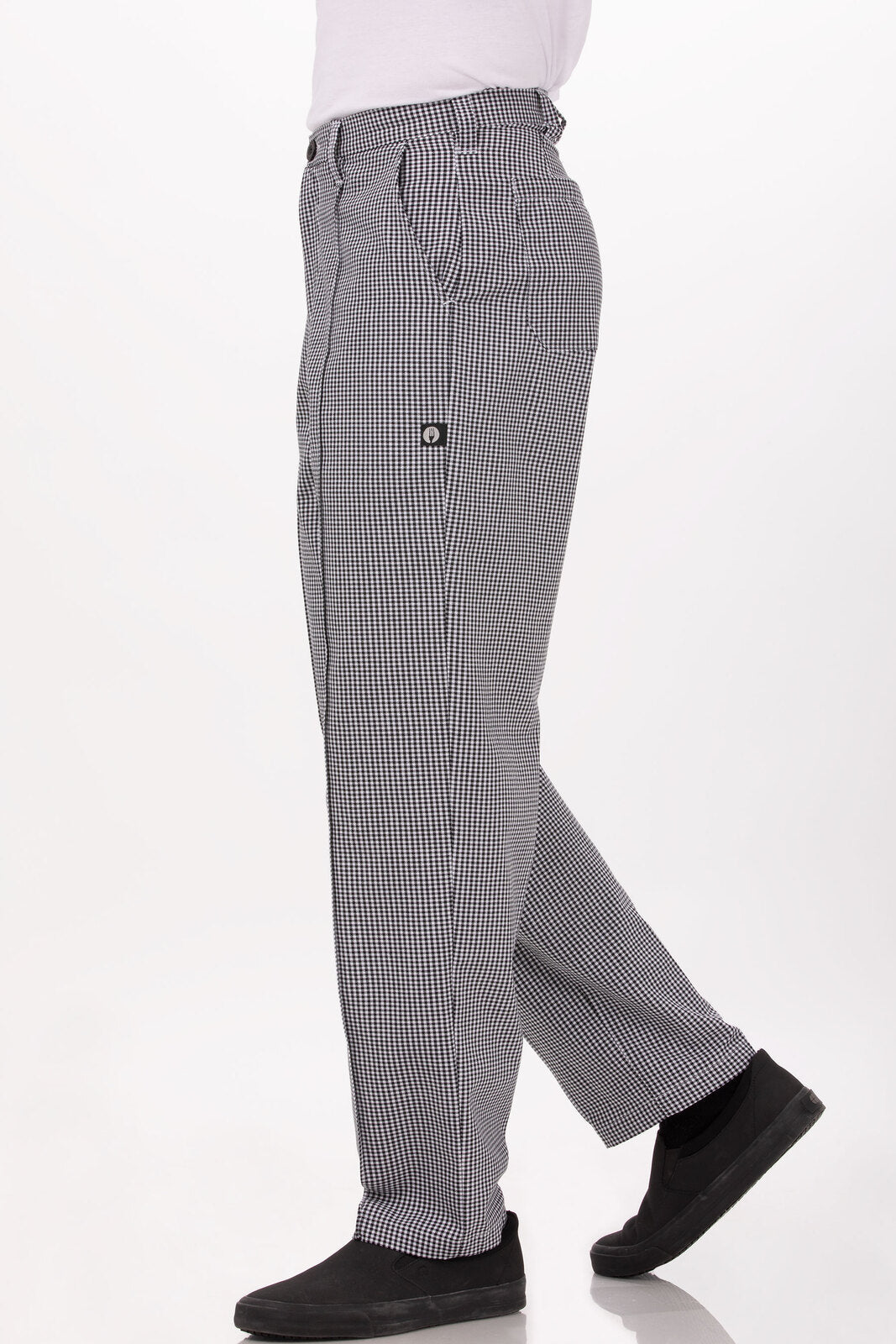 Chef Works Basic Men's Chef Pants - Small Check