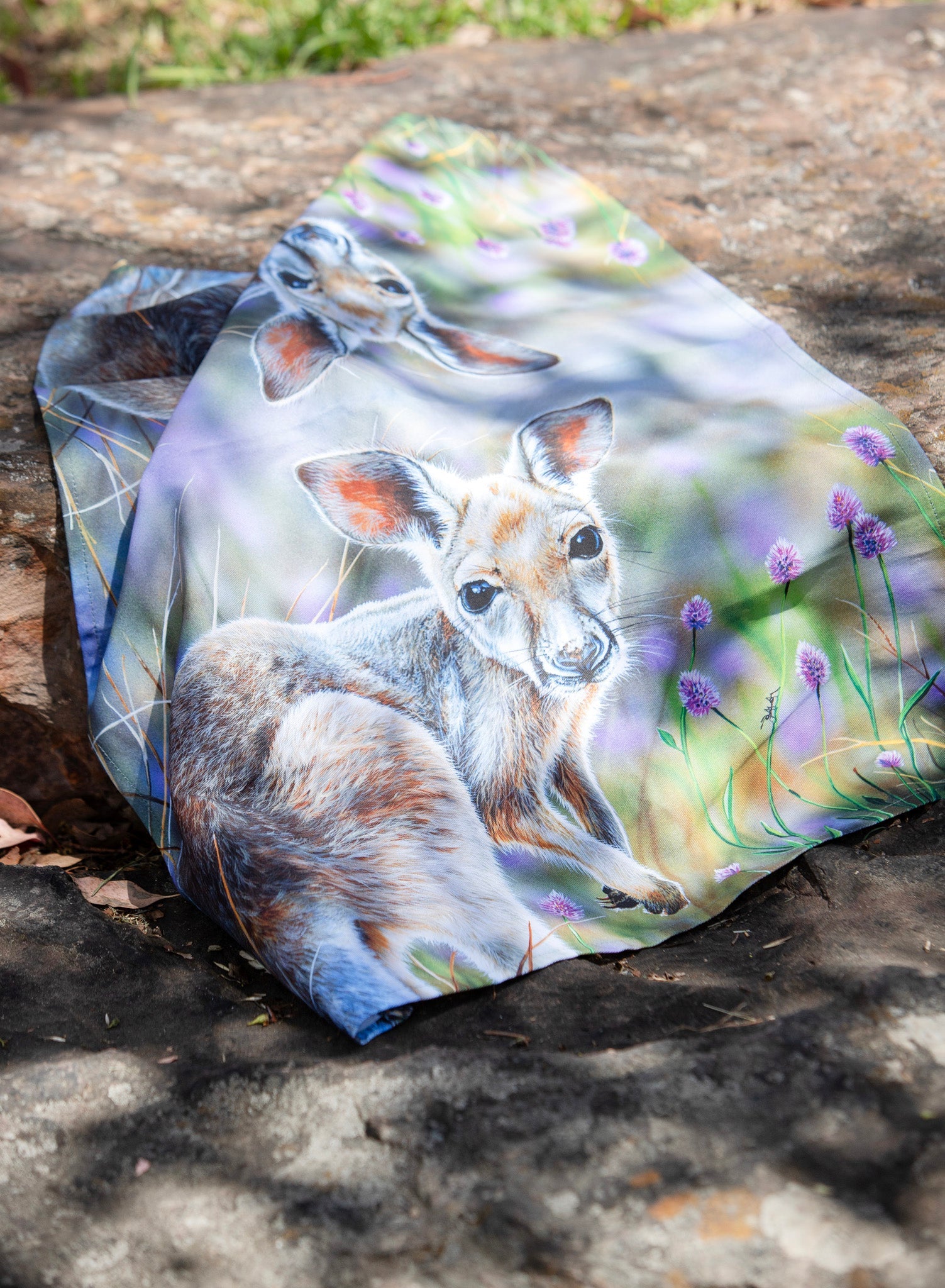 Ashdene Babies Of The Bush Kangaroo & Wombat 2pk Kitchen Towel