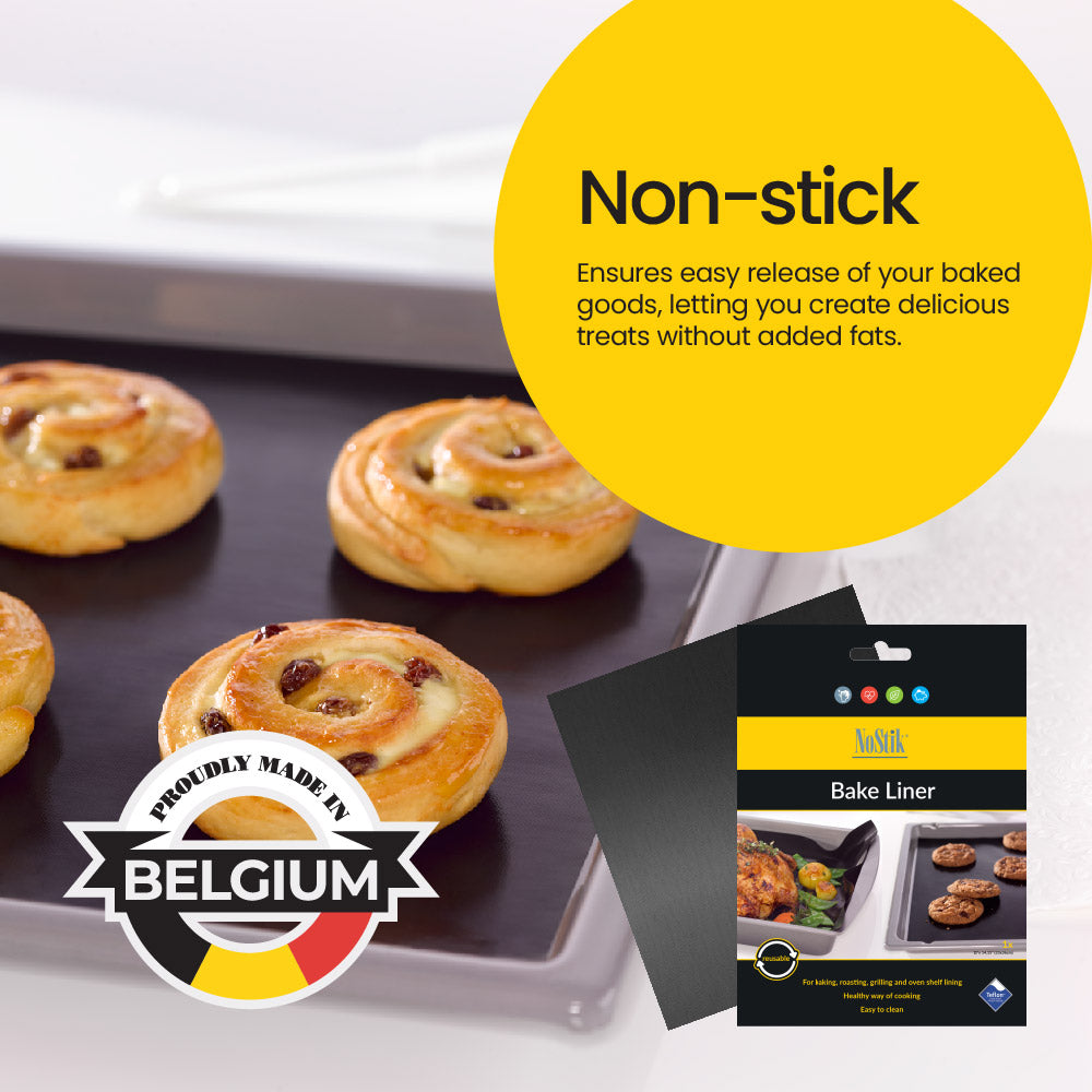NoStik Bake Liner Black Regular