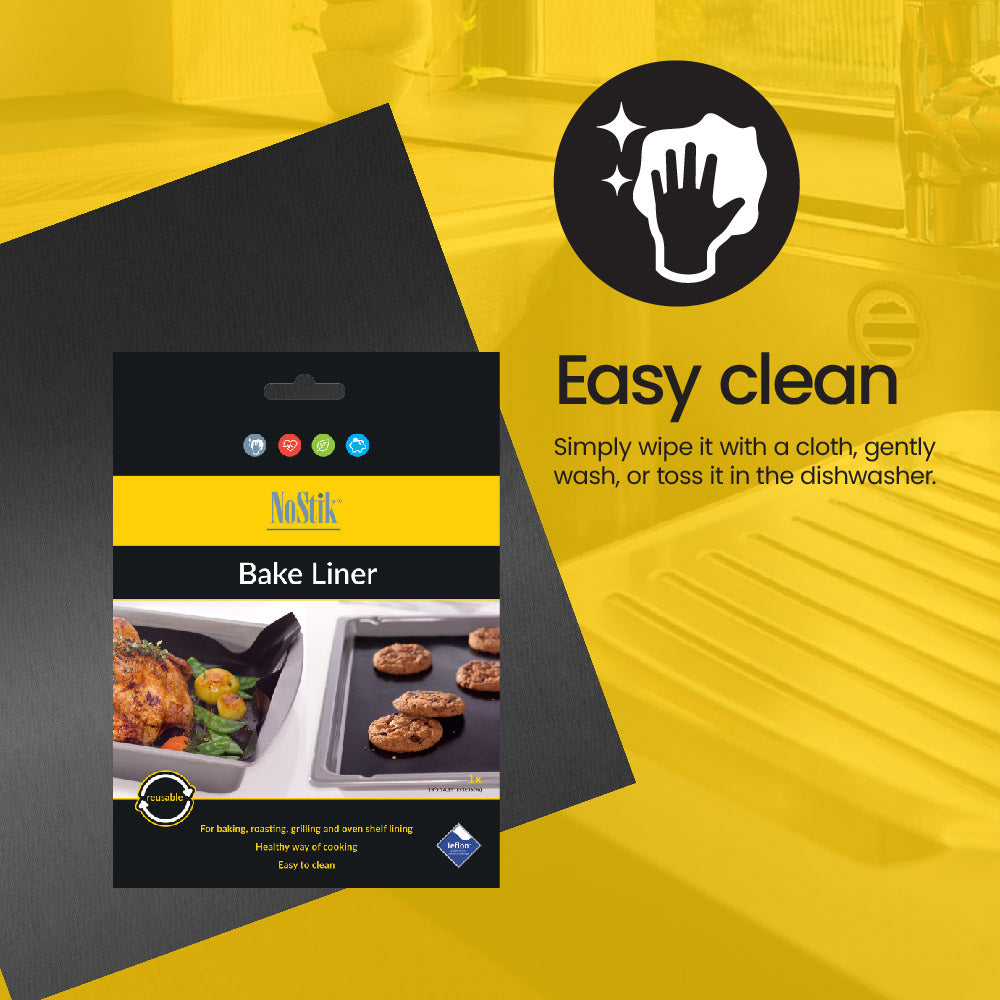 NoStik Bake Liner Black Regular